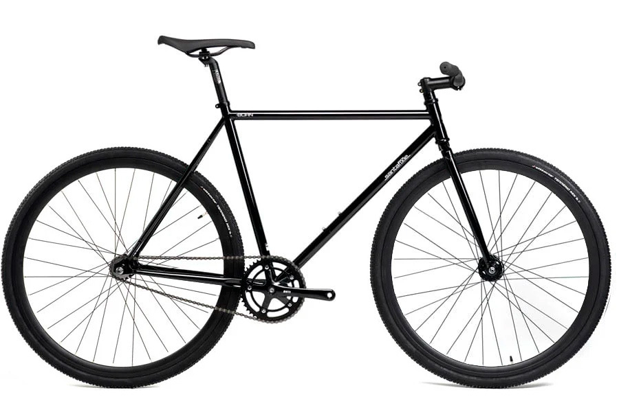 Santafixie Born Fixie Fiets - Dirty Black Tracklocross