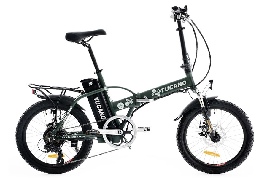Tucano De Luxe Elektrische Vouwfiets - Groen