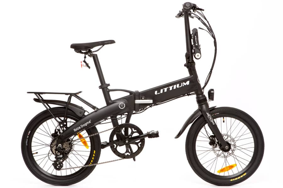 Littium Ibiza Dogma 03 Elektrische Vouwfiets 14AH - Zwart