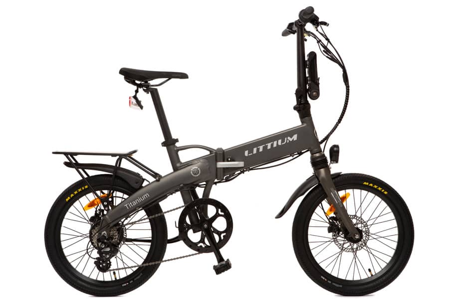 Littium Ibiza Titanium Elektrische Vouwfiets 10,4AH