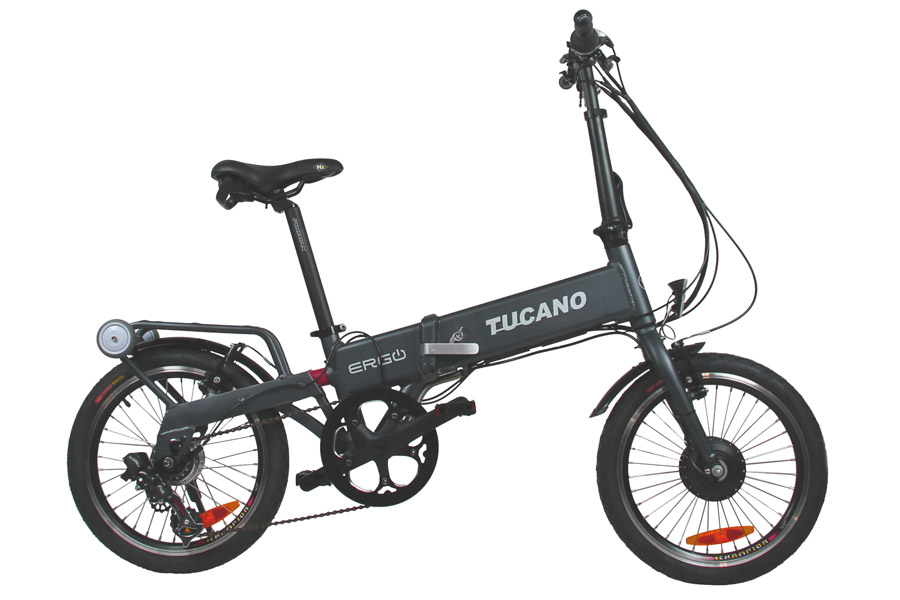 Tucano Ergo Elektrische Vouwfiets - Zwart