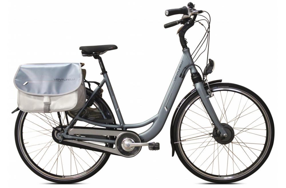 Venturelli E-legance Damesfiets 48 cm Nexus 7 versnellingen voorwiel motor 626 Ah accu