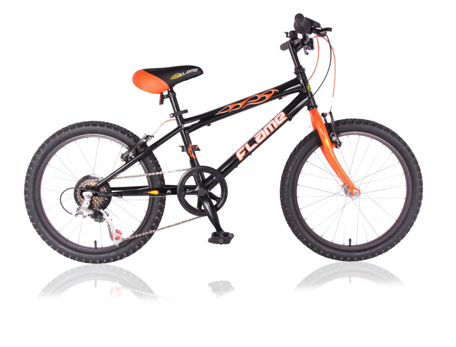 Lombardo Flame 20 inch black/orange derr 6sp