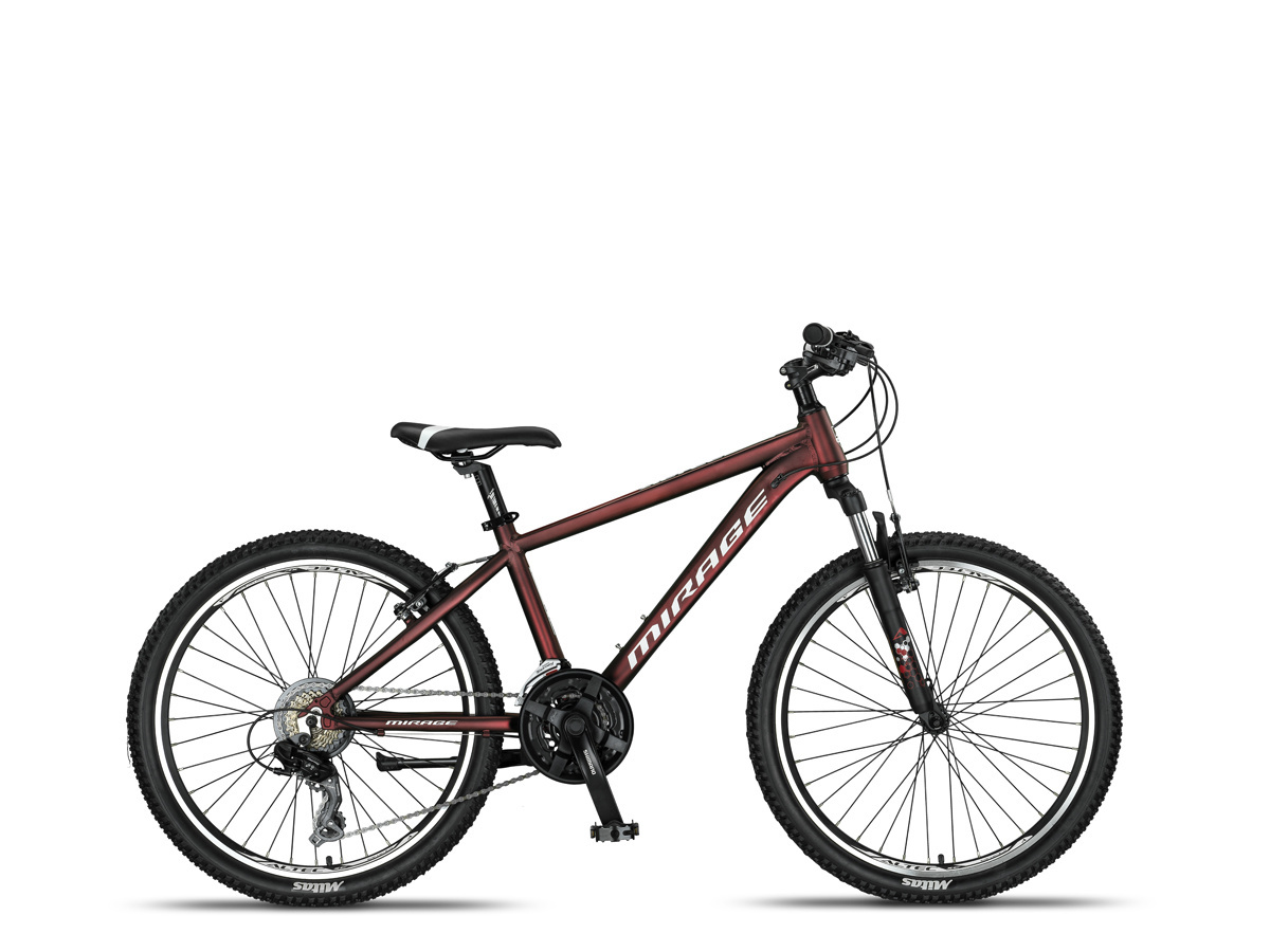 Altec Mirage Mountainbike 24 inch V-Brakes 21v Metallic Red