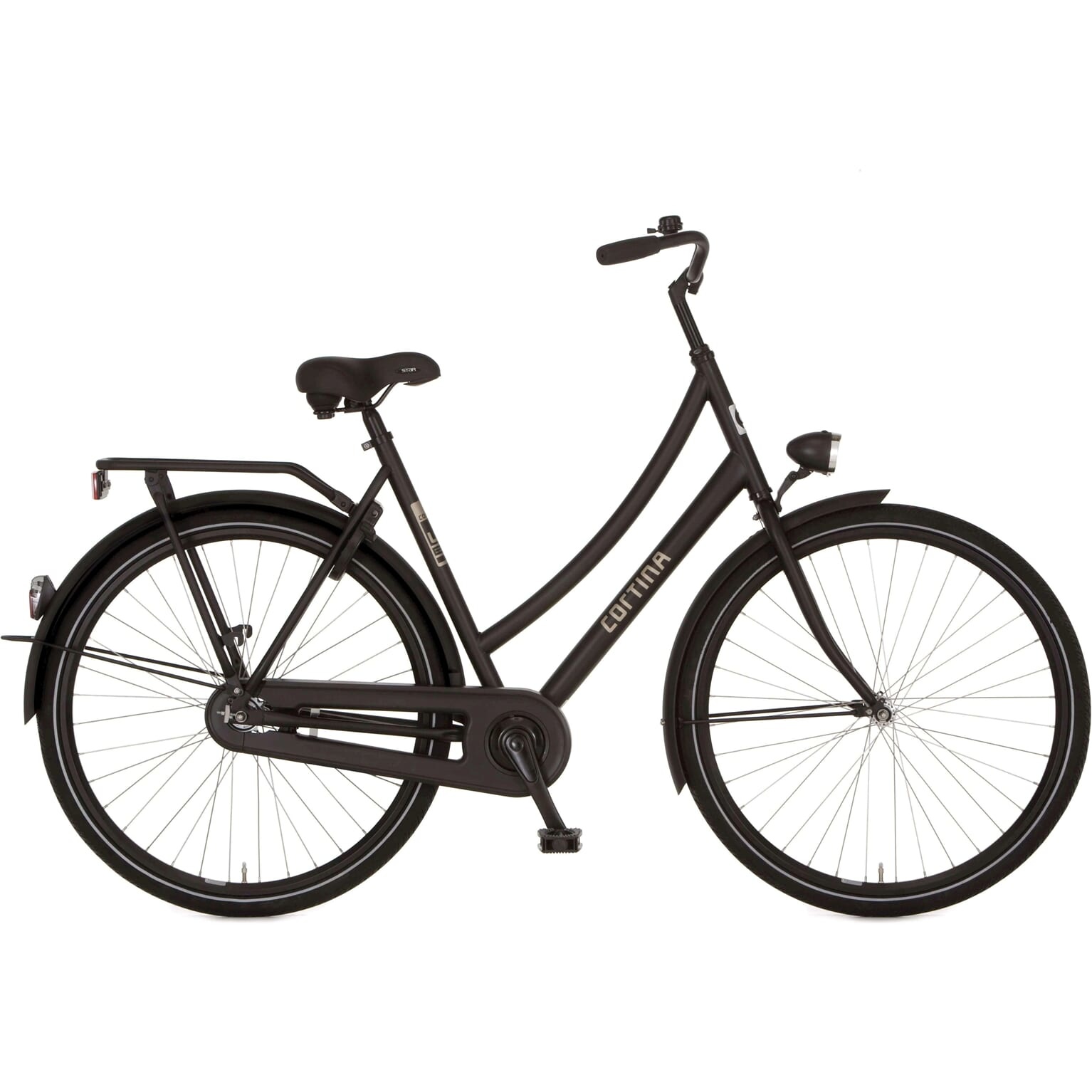 Cortina U1 Damesfiets 28 inch 61cm Black Matt RN