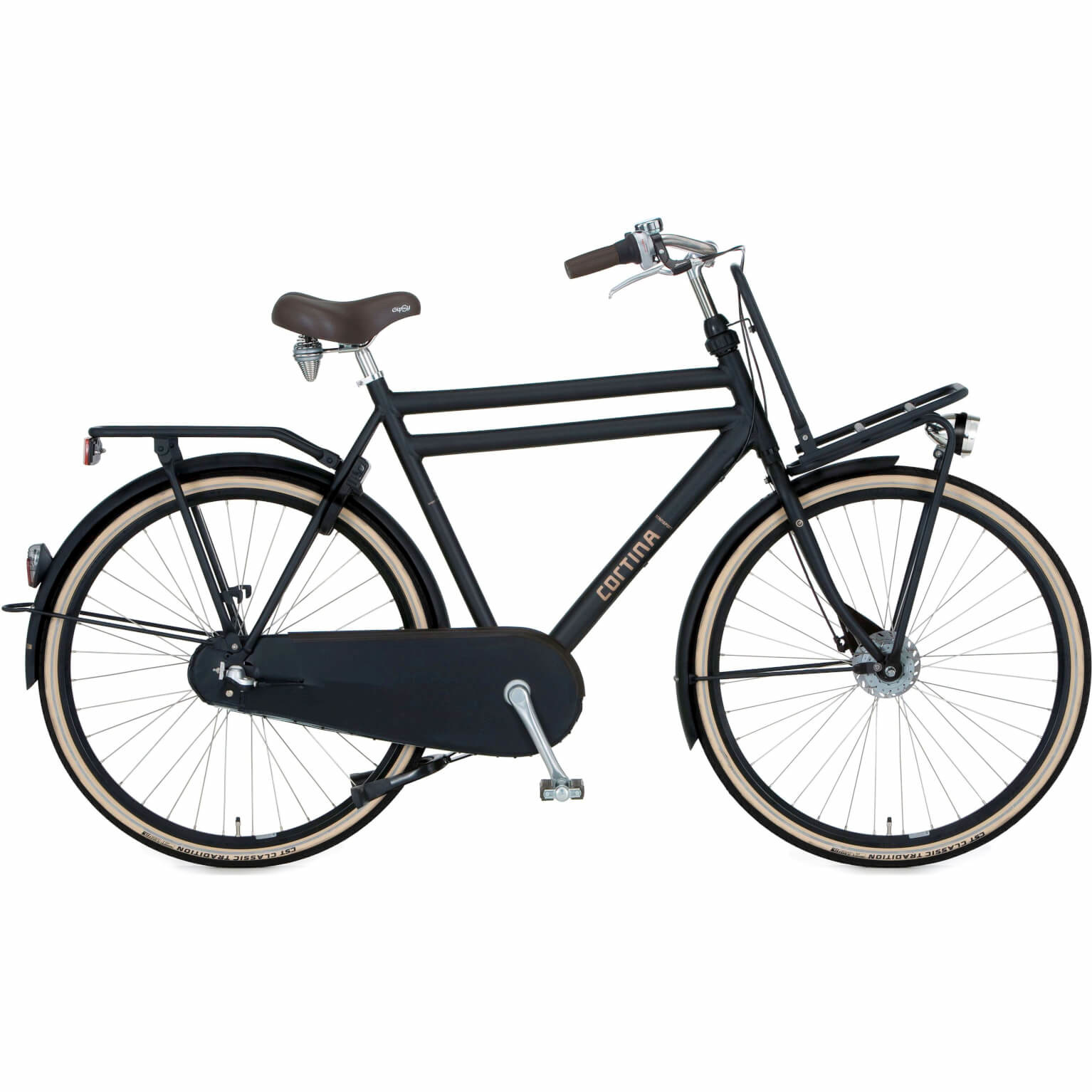 Cortina U4 Transportfiets 28 inch 56cm Jet Black Matt ND3