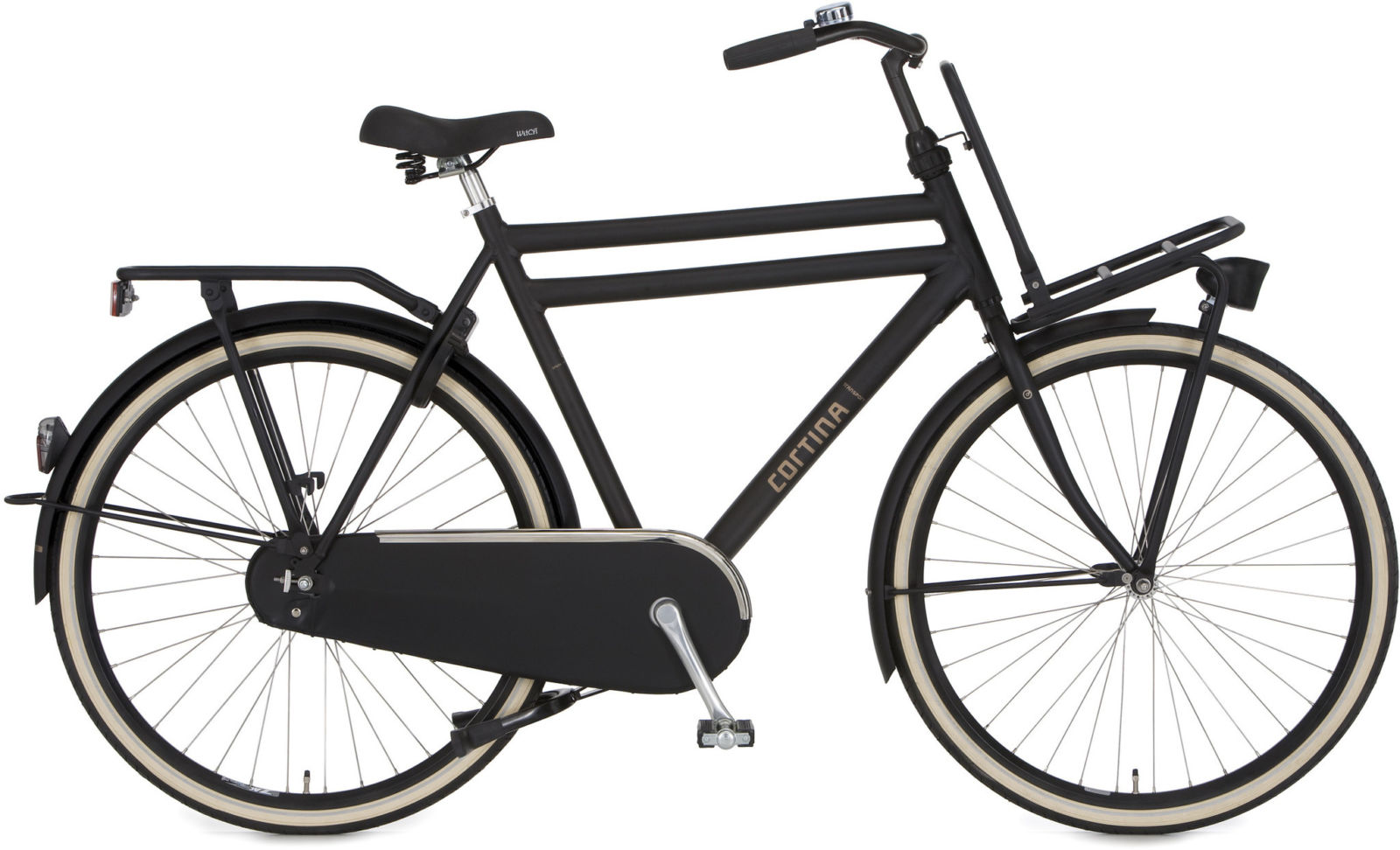 Cortina U4 Transportfiets 28 inch 56cm Jet Black Matt RN