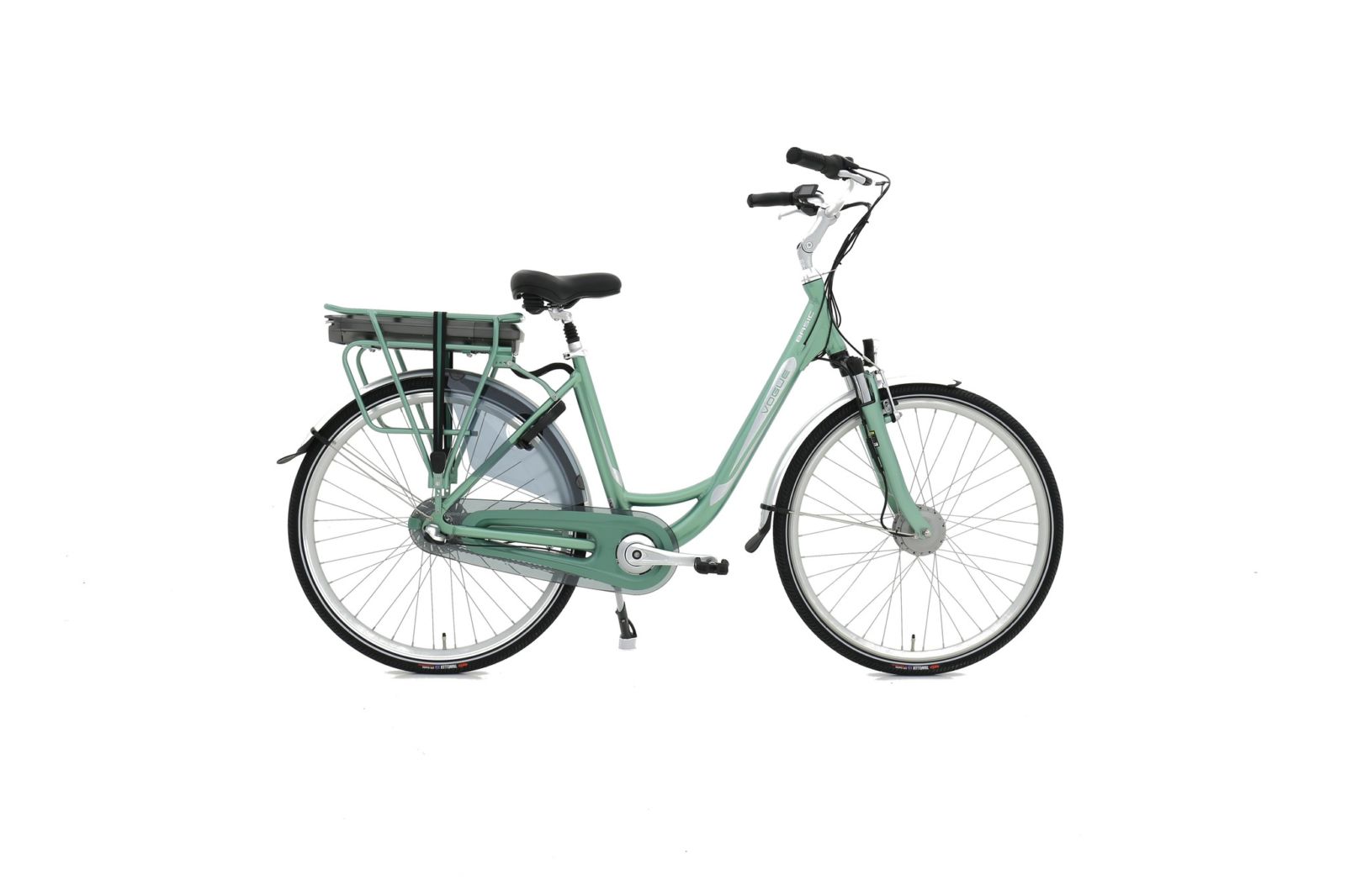 Vogue Basic Elektrische Damesfiets 28 inch 47cm Green 3v