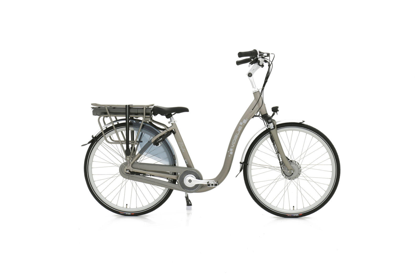Vogue Comfort Elektrische Damesfiets 28 inch 48cm Matt Grey 7v