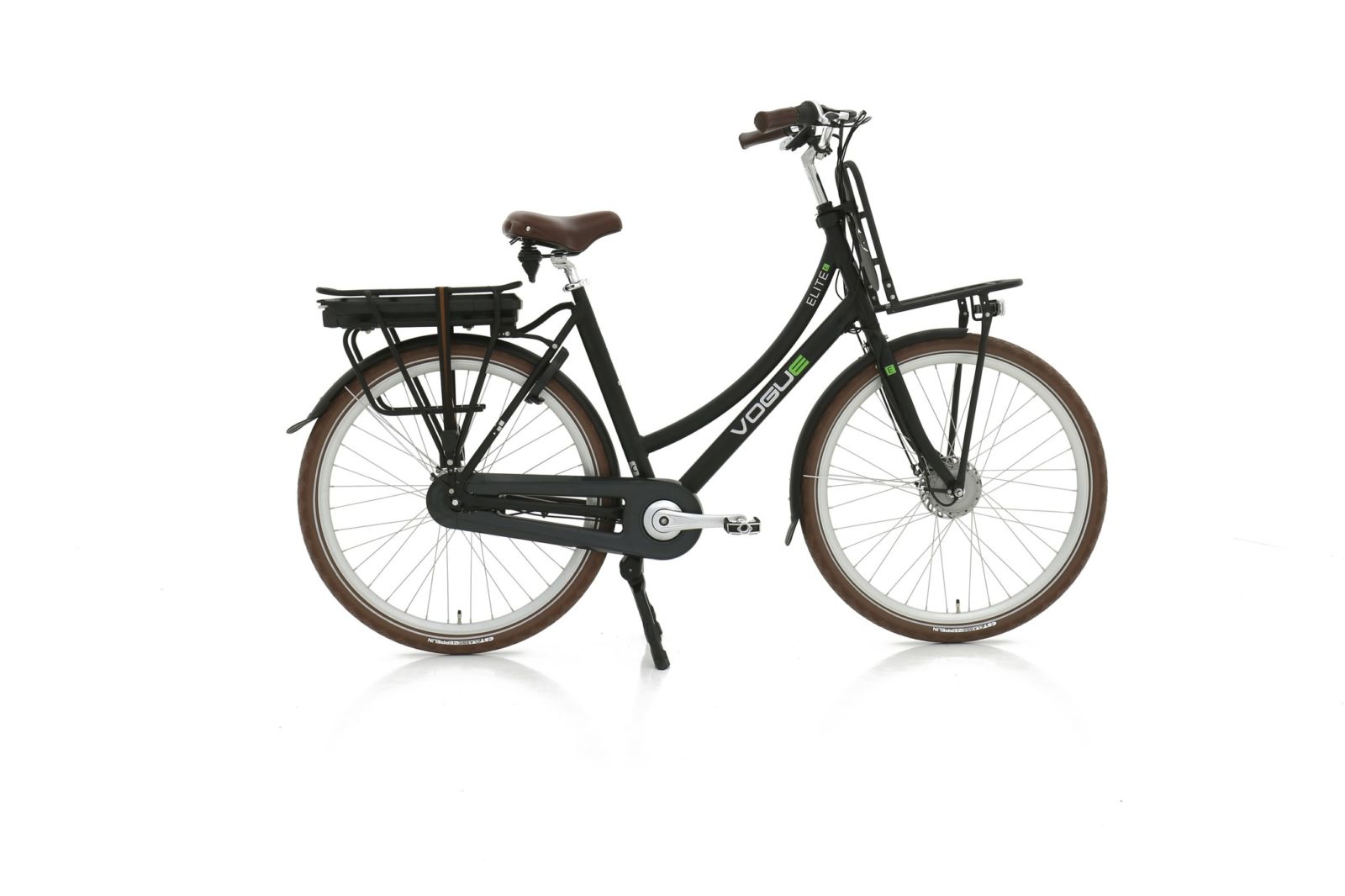 Vogue Elite Elektrische Transportfiets 28 inch 57cm Matt Black 7v