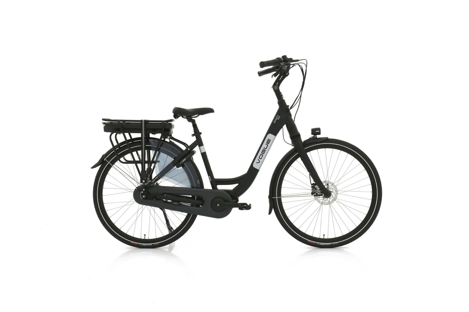 Vogue Infinity Elektrische Damesfiets 28 inch 48cm Matt Black 8v