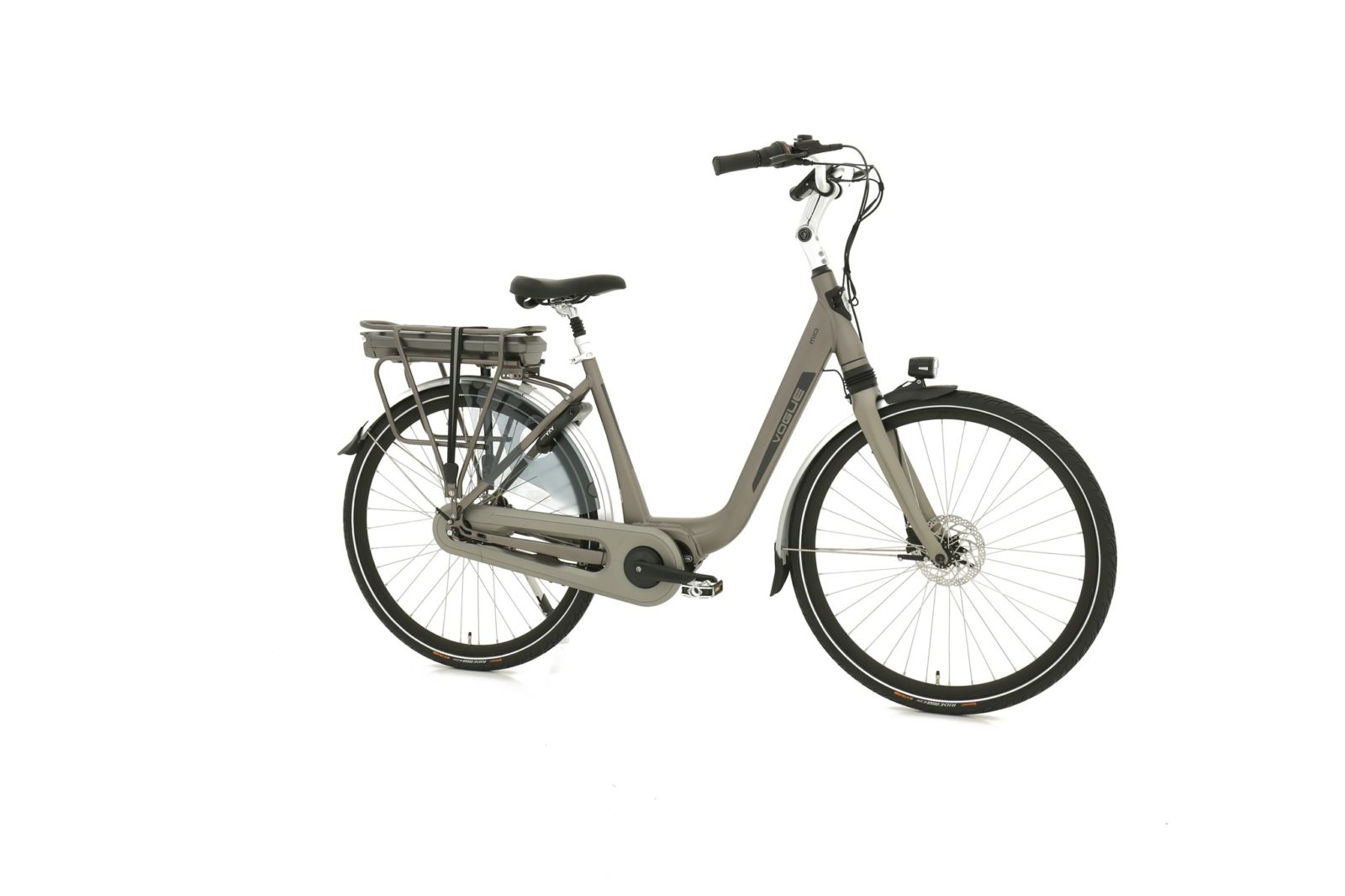 Vogue Mio Elektrische Damesfiets 28 inch 51cm Matt Grey 8v