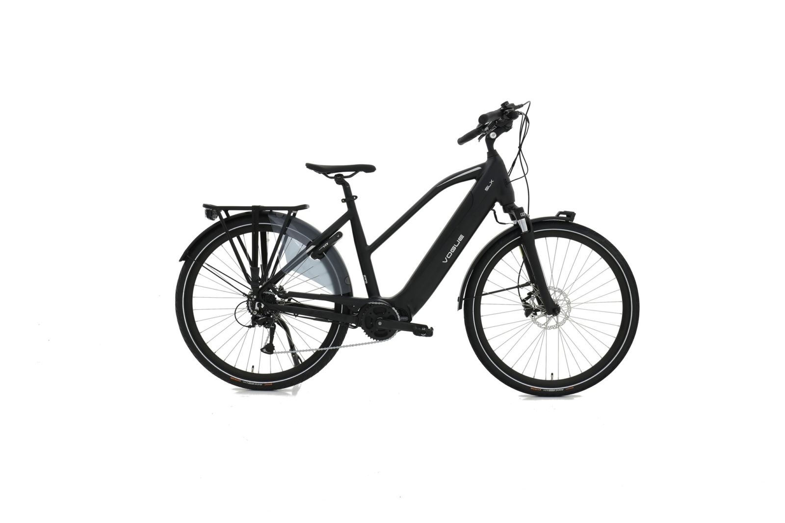 Vogue SLX Elektrische Damesiets 28 inch 51cm Matt Black/Grey 9v