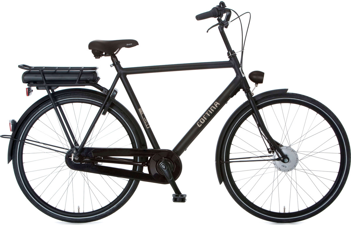 Cortina E-U1 Elektrische Herenfiets 28 inch Black Matt RB3 FM