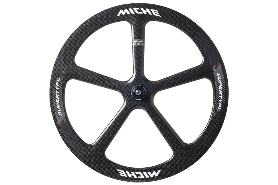 Miche Supertype Pista SPX5 Baanfiets Voorwiel - Carbon