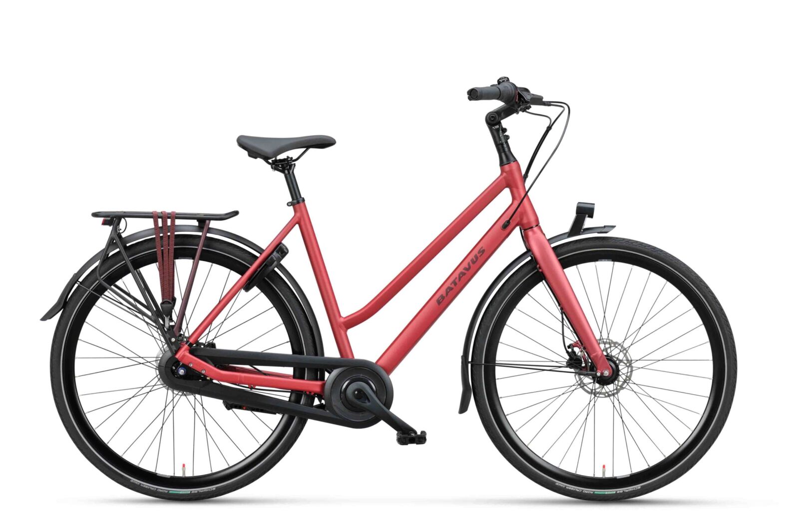 Batavus Dinsdag Damesfiets Donkerrood Mat 53 cm