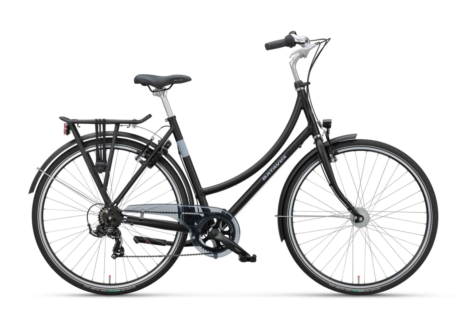 Batavus Click Damesfiets Zwart Mat 49 cm