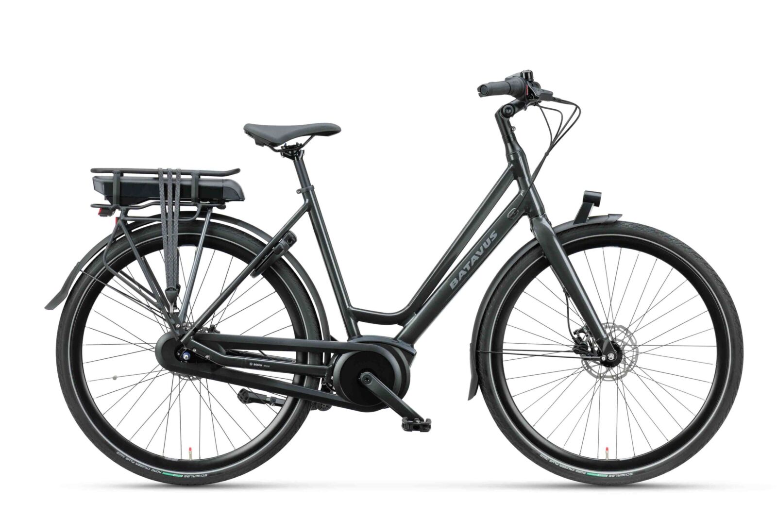 Batavus Dinsdag E-go Classic Damesfiets Zwart Glans 48 cm