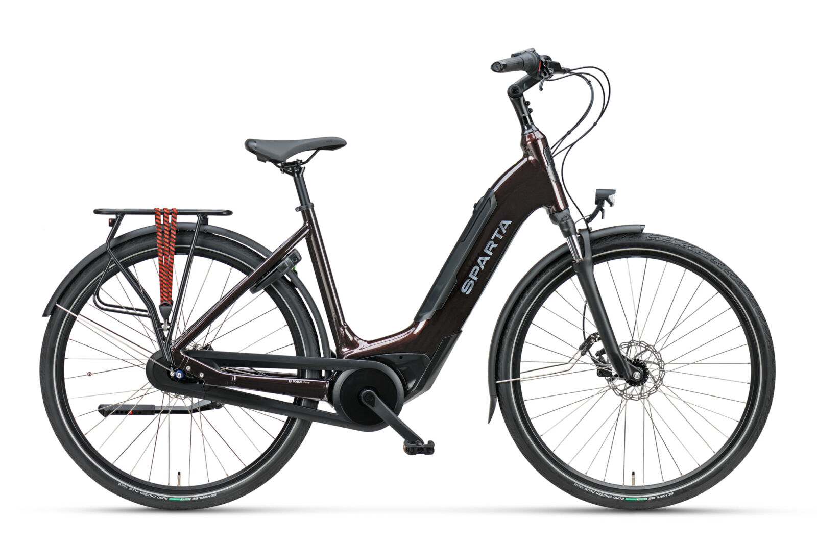 Sparta c-Grid Energy M7Tb Damesfiets Dark Brownred Gloss 46 cm