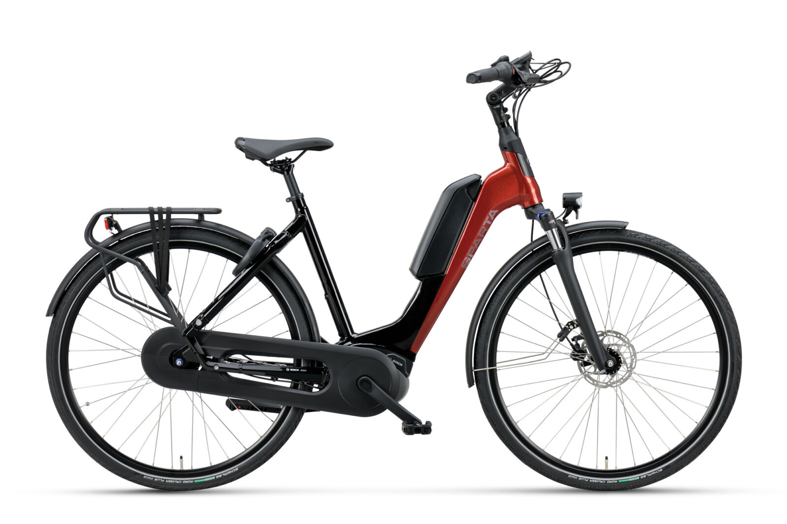 Sparta d-Rule M5Tb Damesfiets Mineral Red / Black Gloss 57 cm