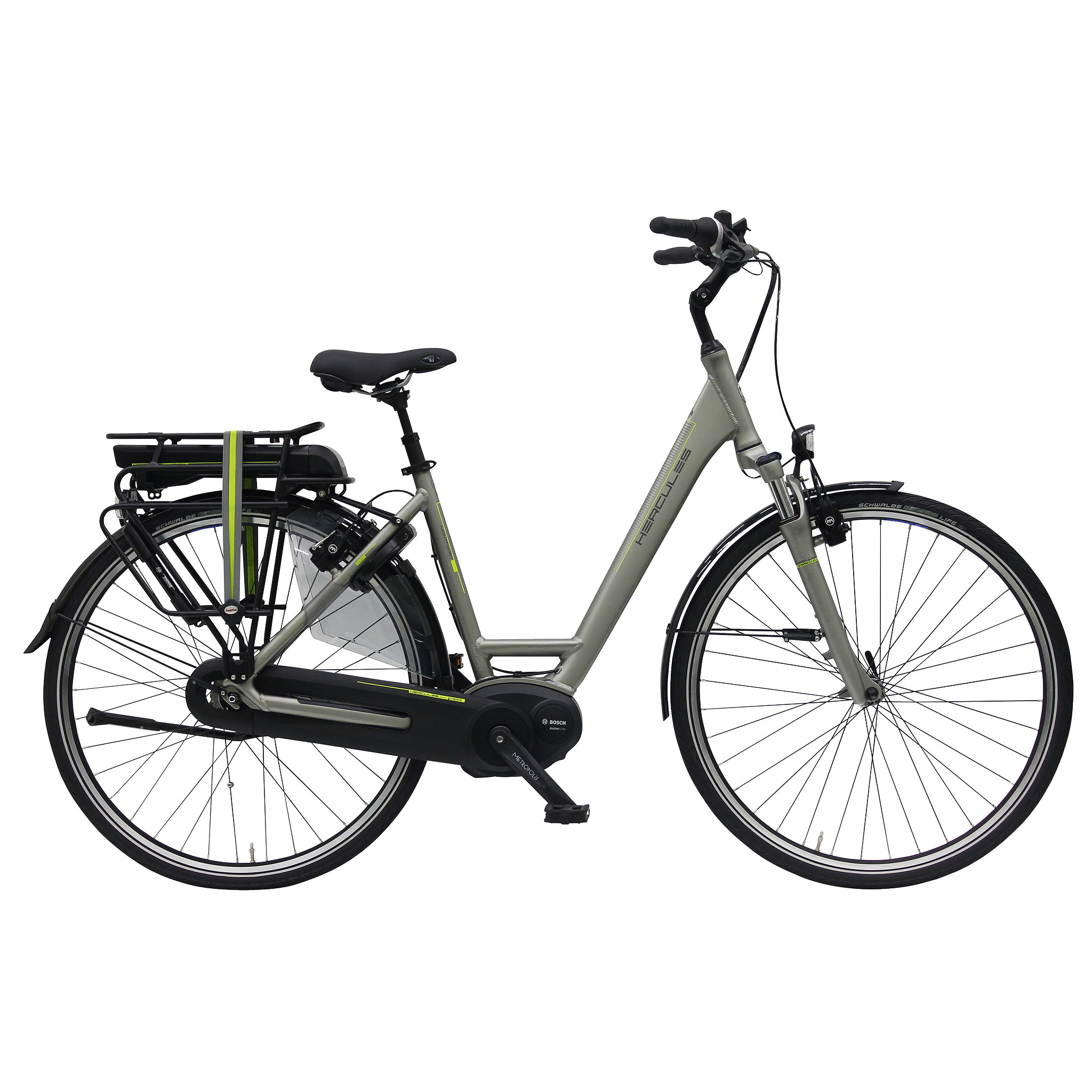 Hercules Elektrische fiets Montfoort F7 Dames 45 cm Zilver 396 Wh Zilver