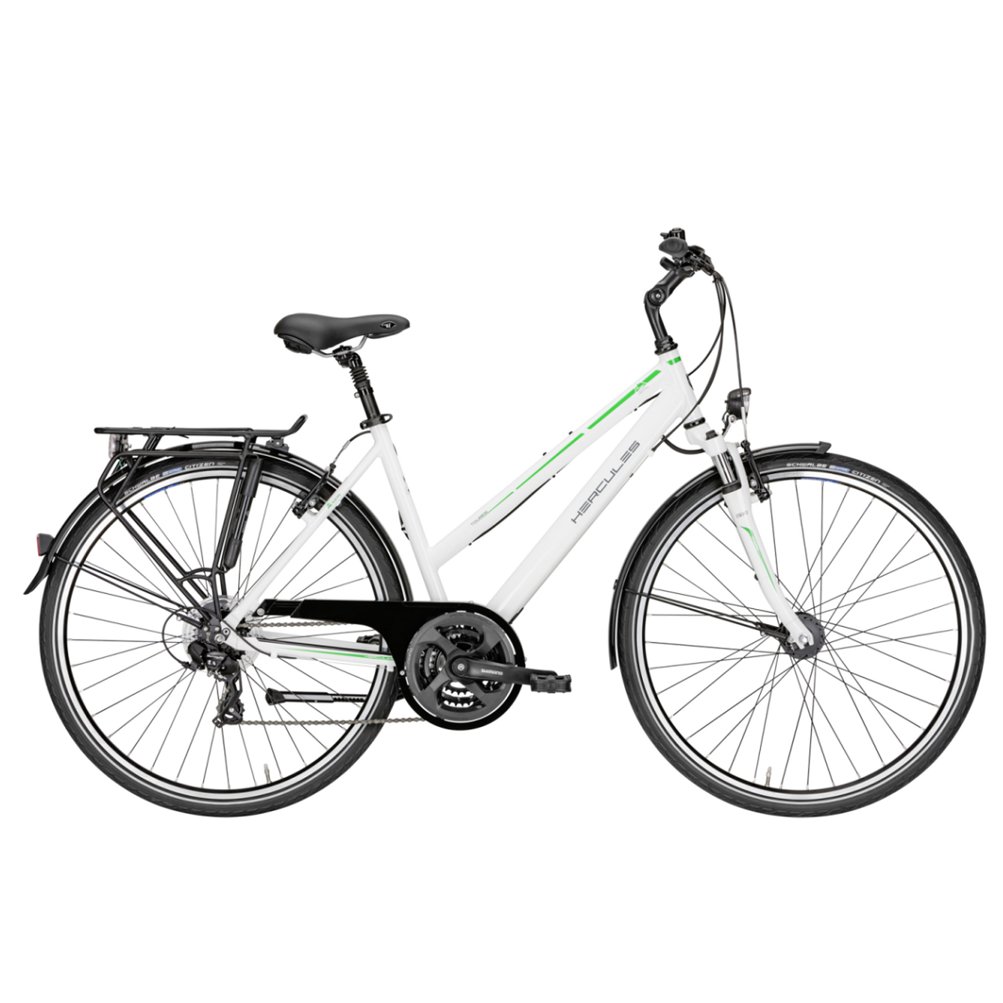 Hercules Sportieve fiets Tourer 21 Dames 53 cm Wit  Wit