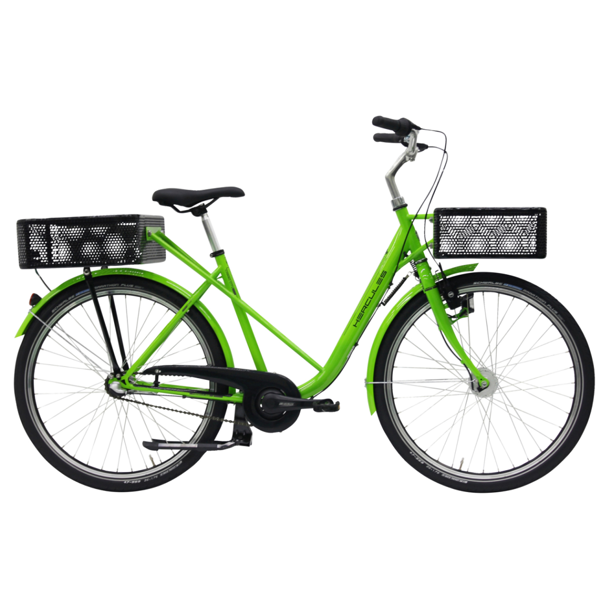 Hercules stadsfiets Cargo City Dames 48 cm Groen Groen