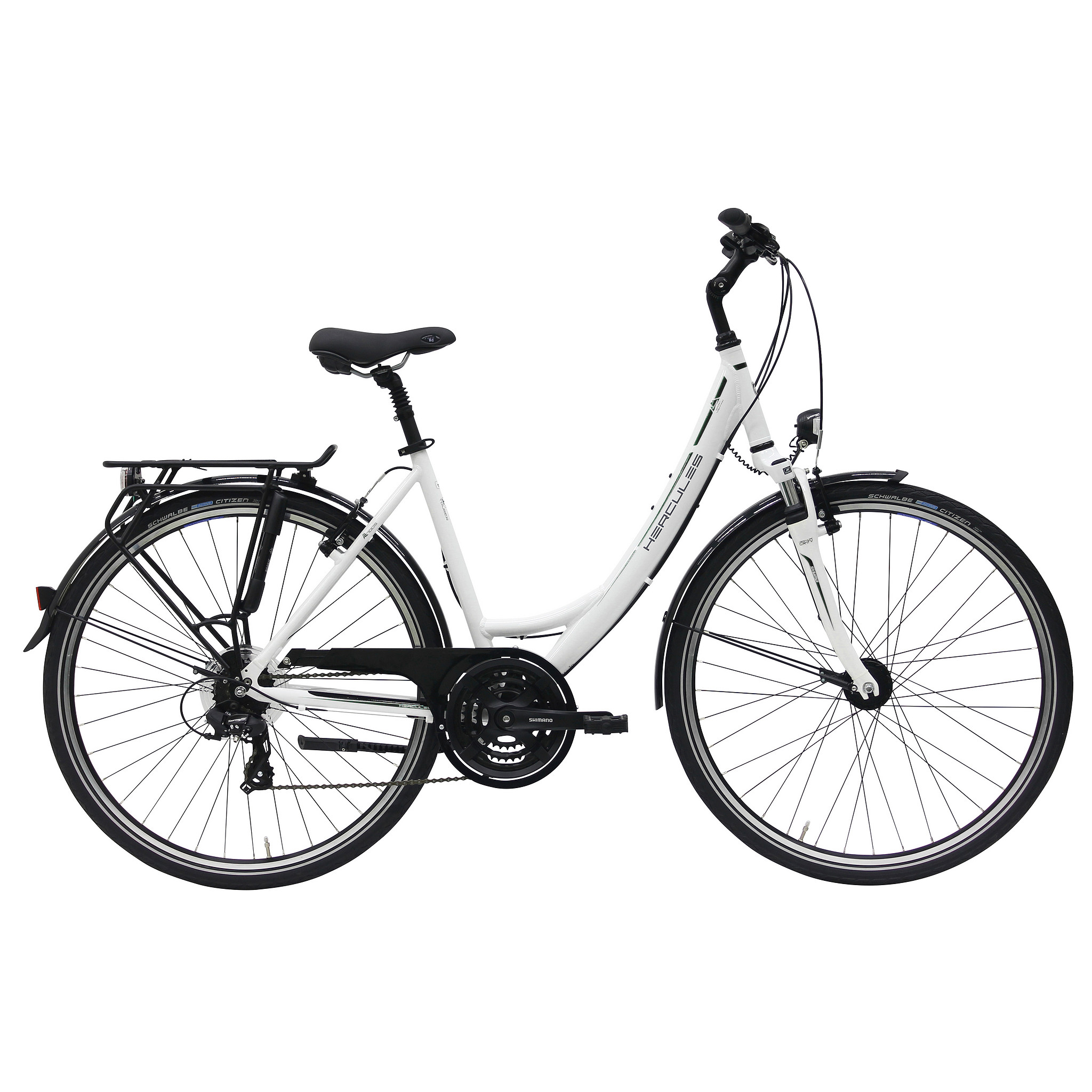 Hercules Sportieve fiets Tourer 21 Dames 45 cm Wit  Wit