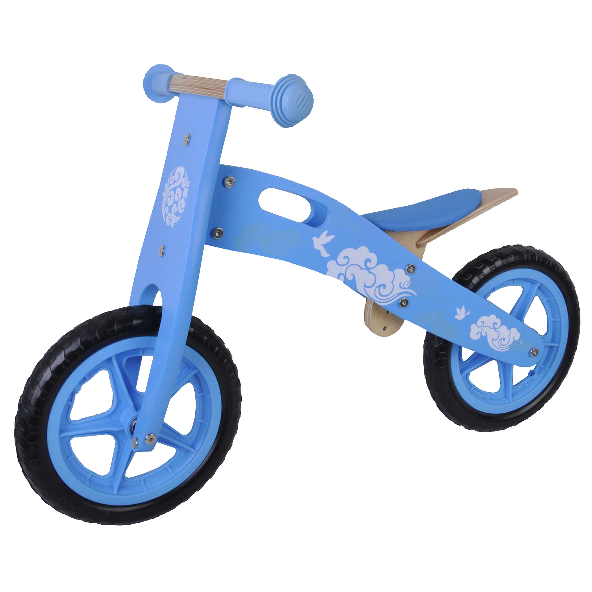 Yipeeh Loopfiets 12 inch Blauw Blauw