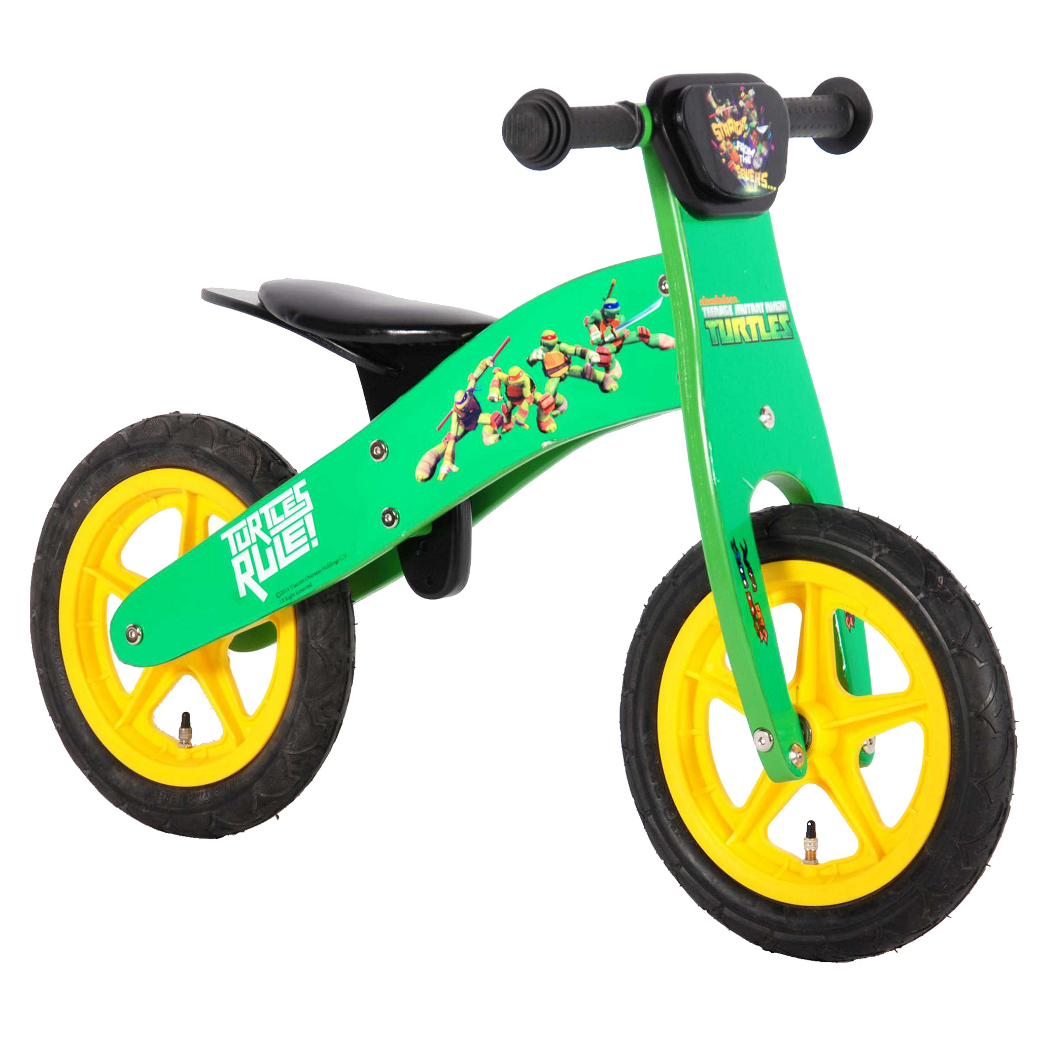 Volare Loopfiets Ninja Turtles 12 inch Groen Groen