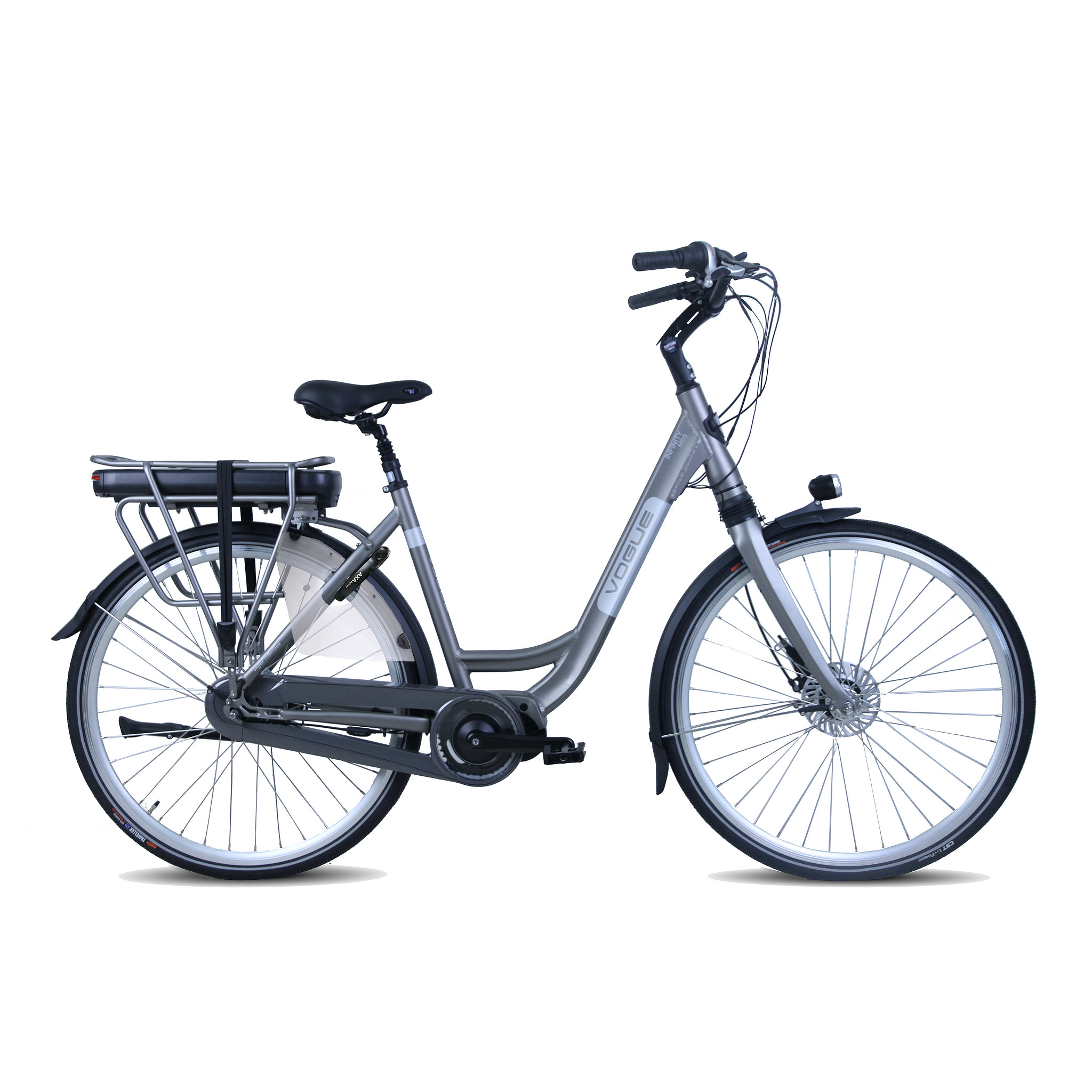 Vogue Elektrische fiets Infinity MDS Dames 53 cm Grijs 468 Wh Grijs