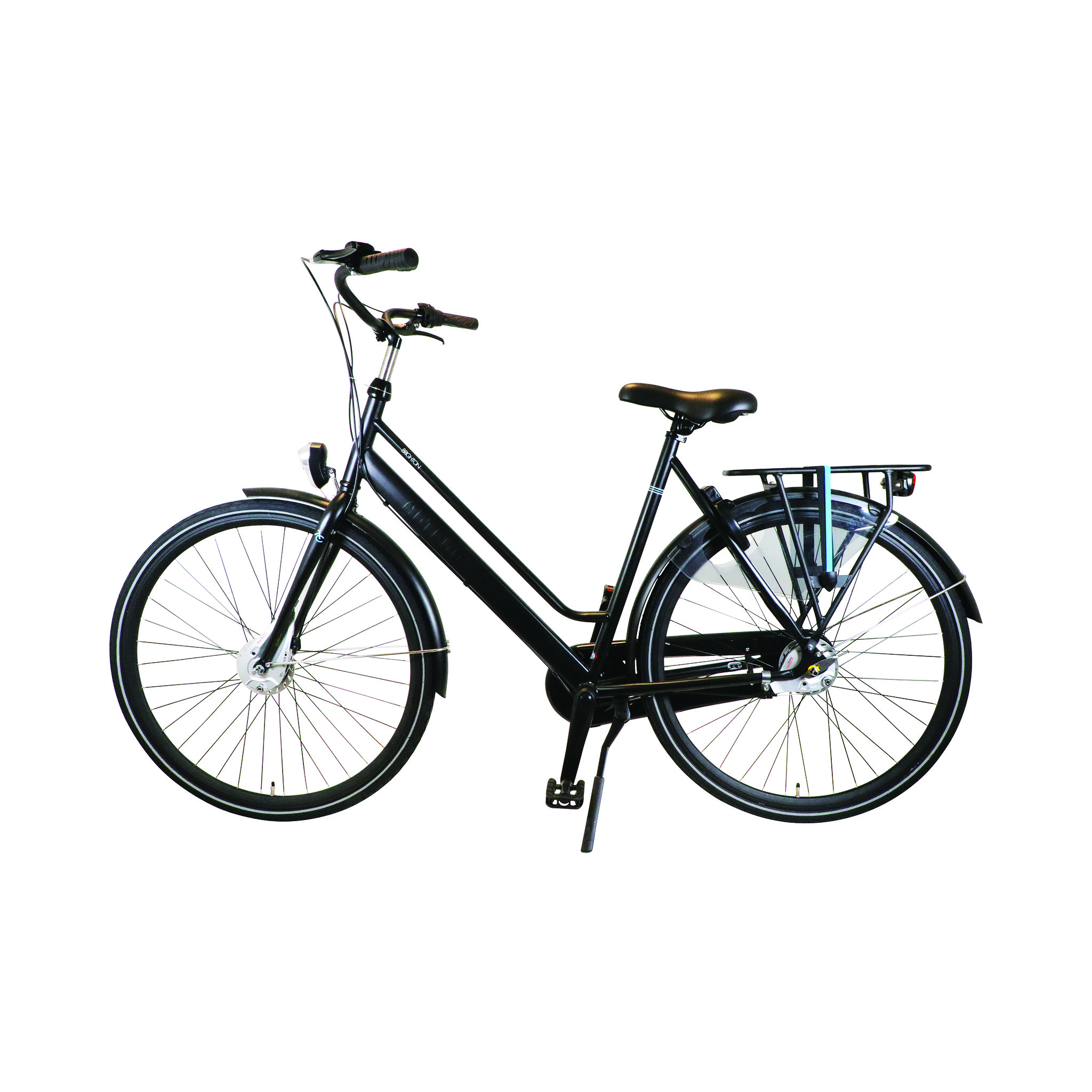 Altego Stadsfiets Brighton Nexus 3 Dames Mat zwart 57cm Zwart