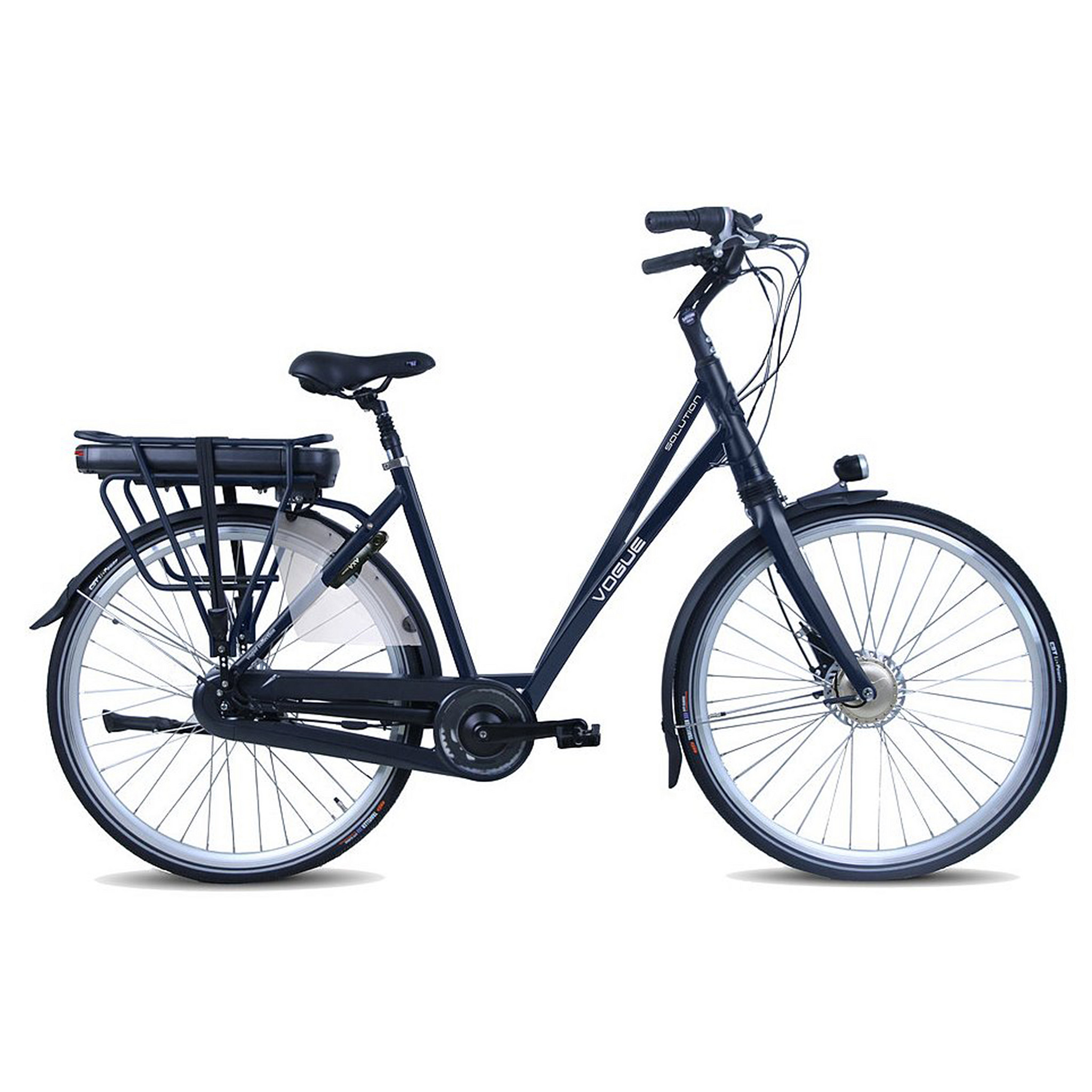 Vogue Elektrische fiets Solution Dames 51 cm Mat zwart 480 Wh Mat zwart