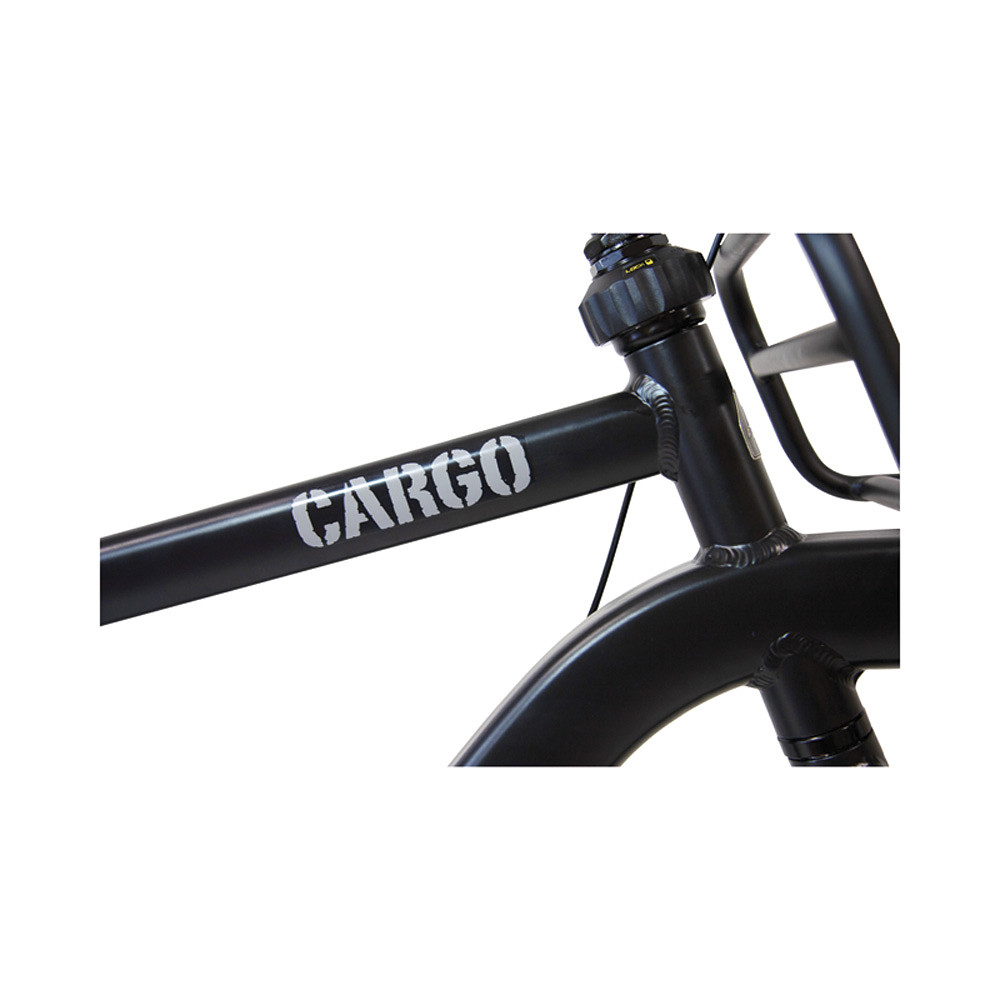 Altego Transportfiets Cargo Nexus 3 Heren Mat Zwart 54cm Zwart