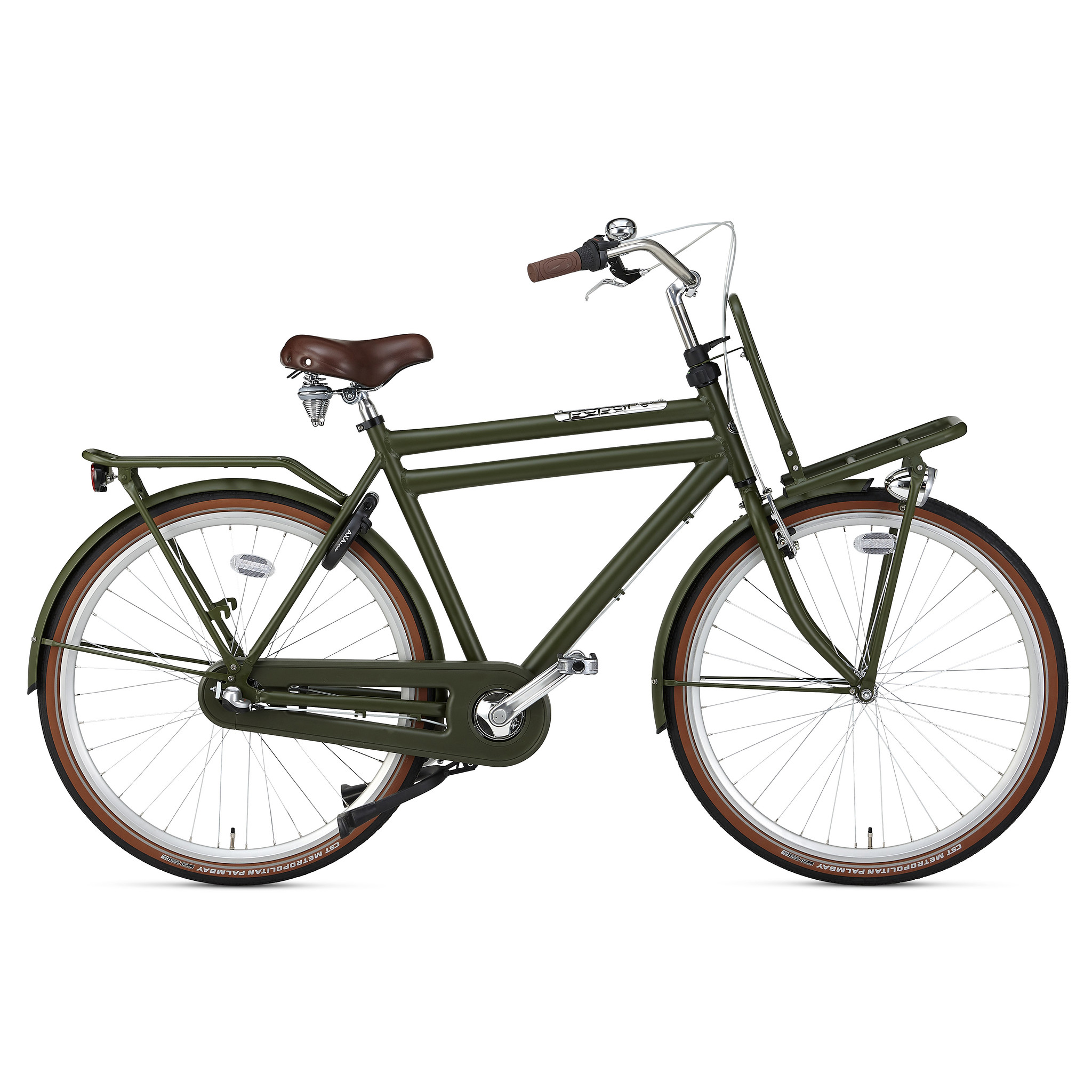 Popal Transportfiets daily dutch prestige Heren N3 57 cm Donker groen Groen