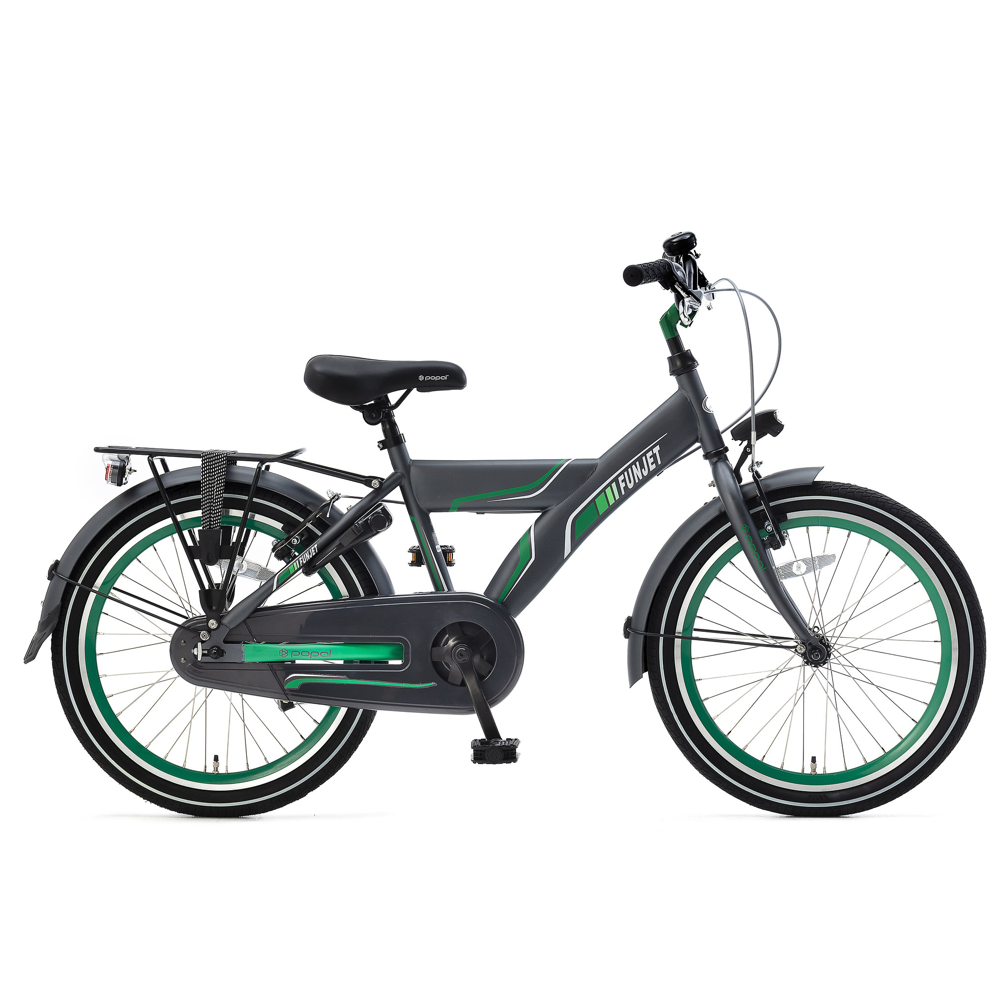 Popal Kinderfiets FunJet 20 inch Grijs Grijs