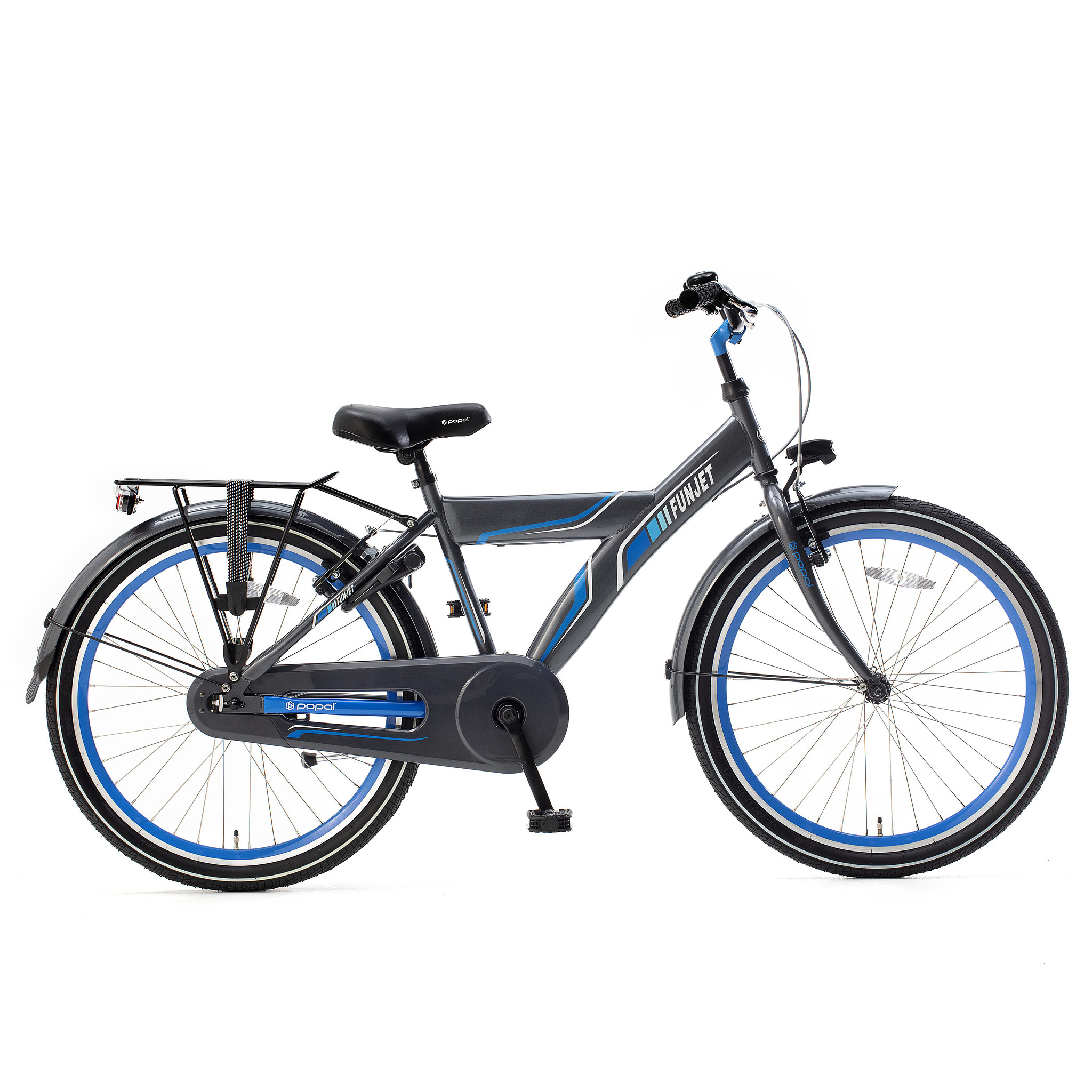 Popal Kinderfiets FunJet 24 inch Grijs met blauw Blauw