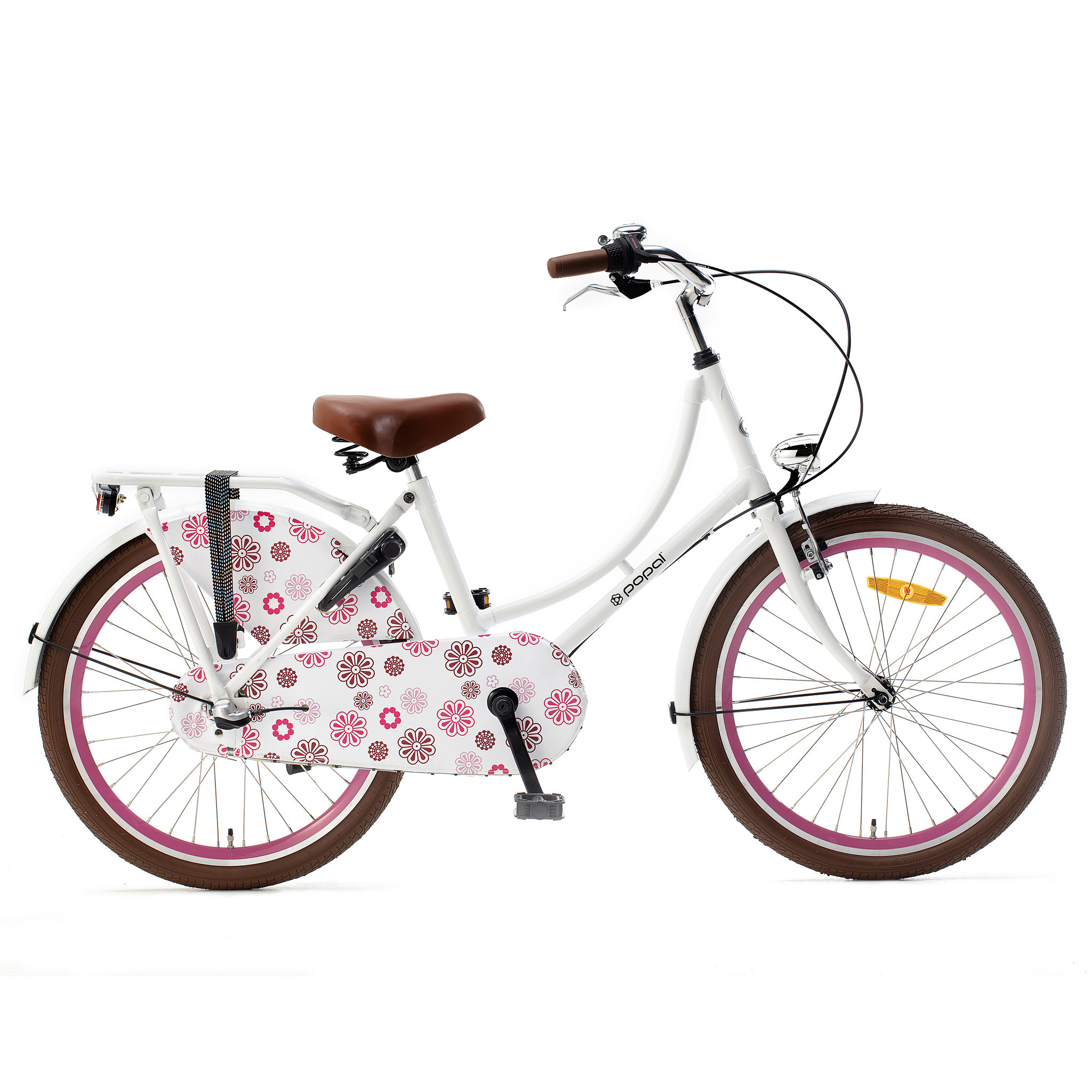 Popal Kinderfiets Omafiets 22 inch Wit Wit