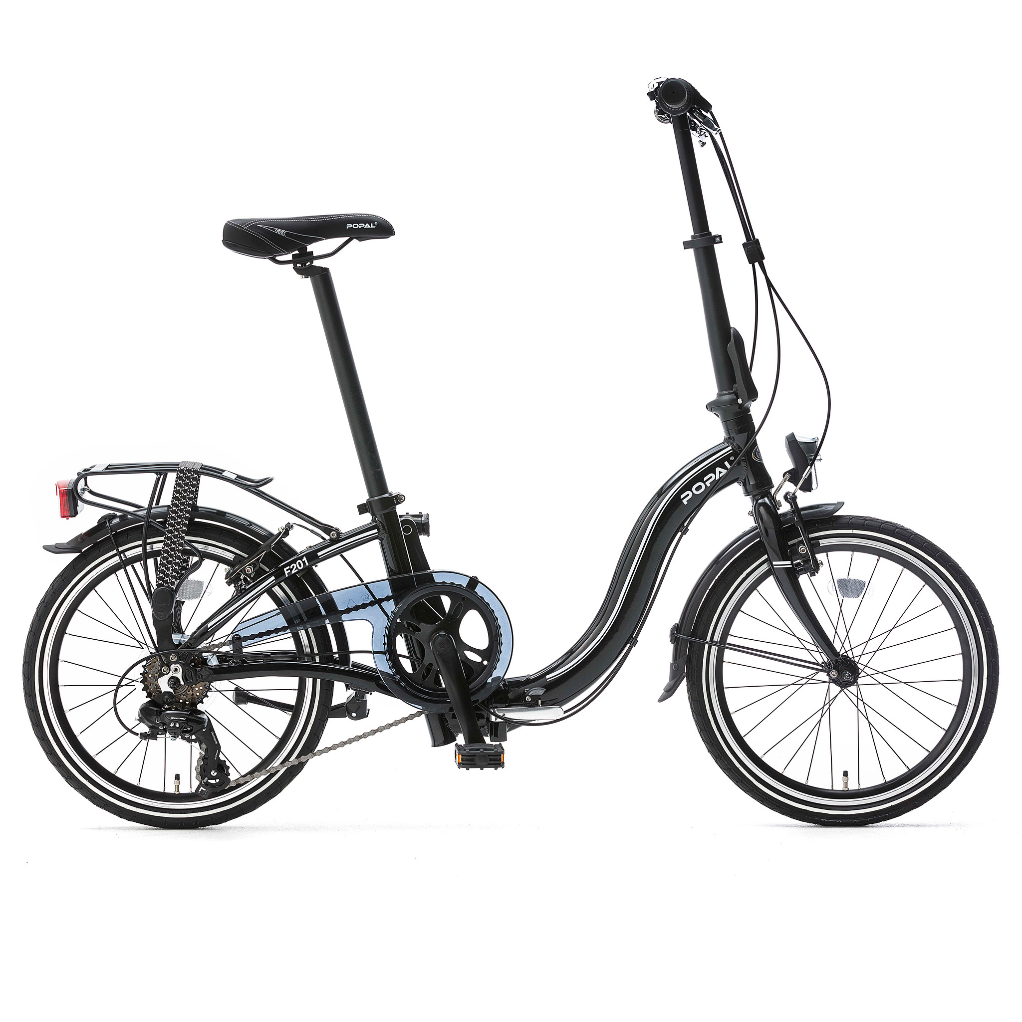 Popal Vouwfiets Subway F201 20 inch Zwart Zwart