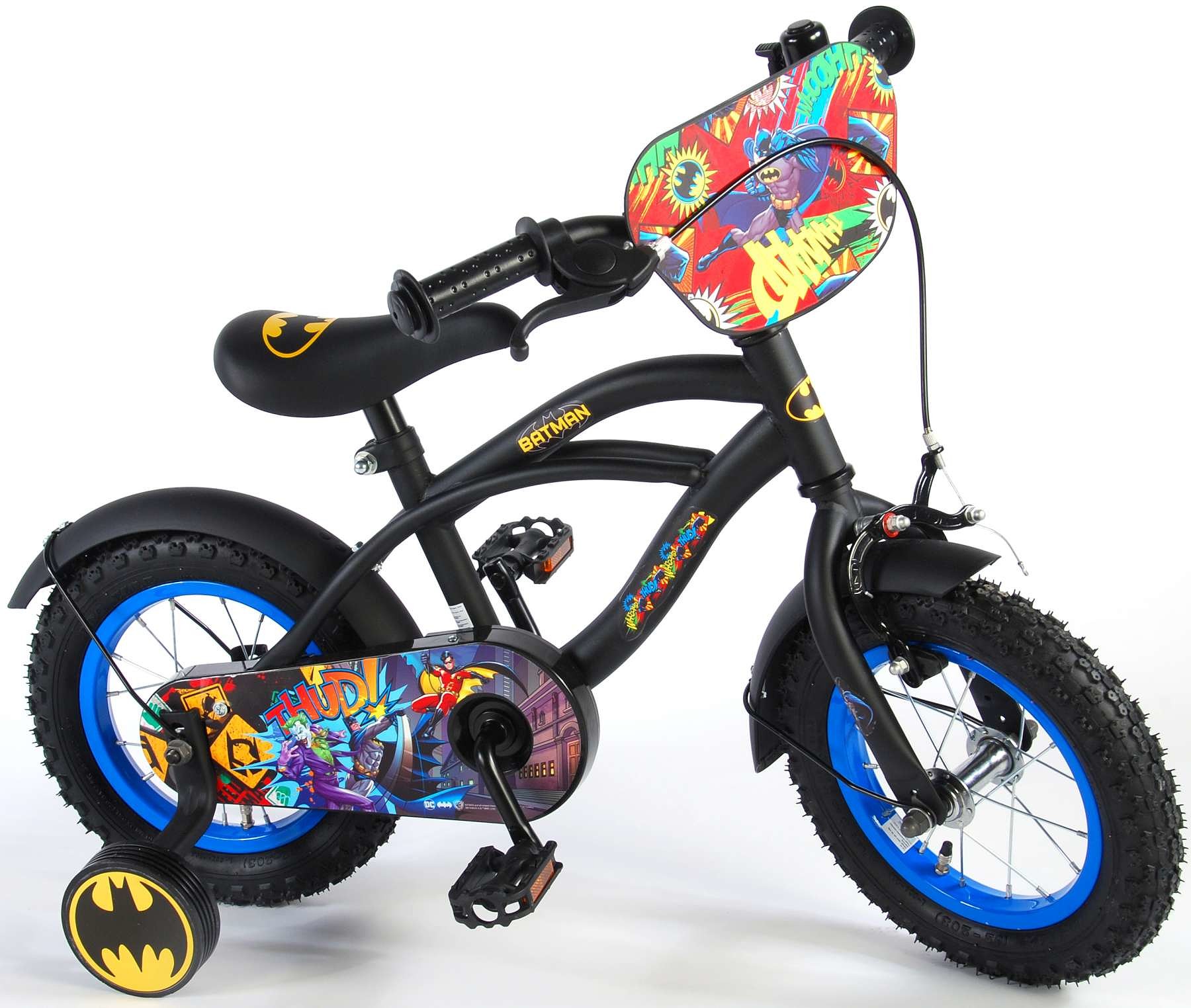 Batman Kinderfiets 12 inch Zwart Zwart