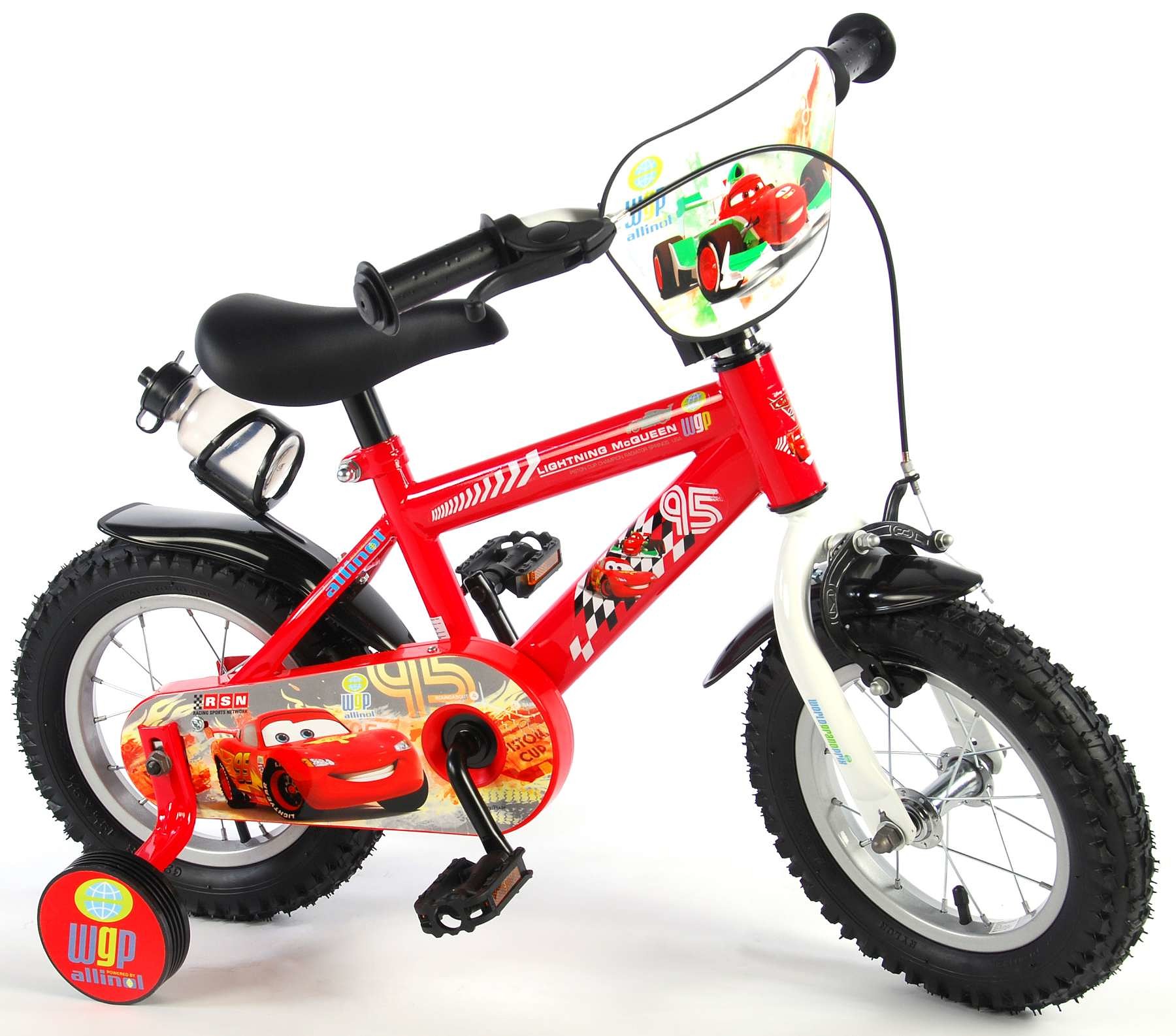 Disney Kinderfiets Cars 12 inch Rood Rood