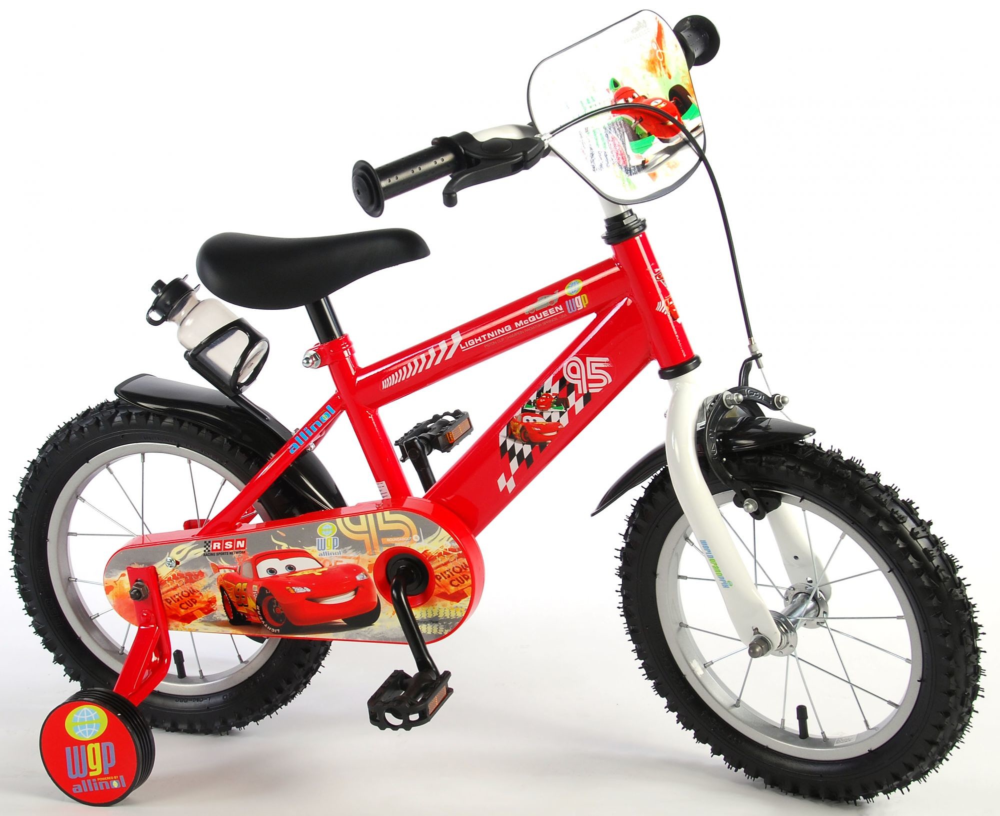 Disney Kinderfiets Cars 14 inch Rood Rood