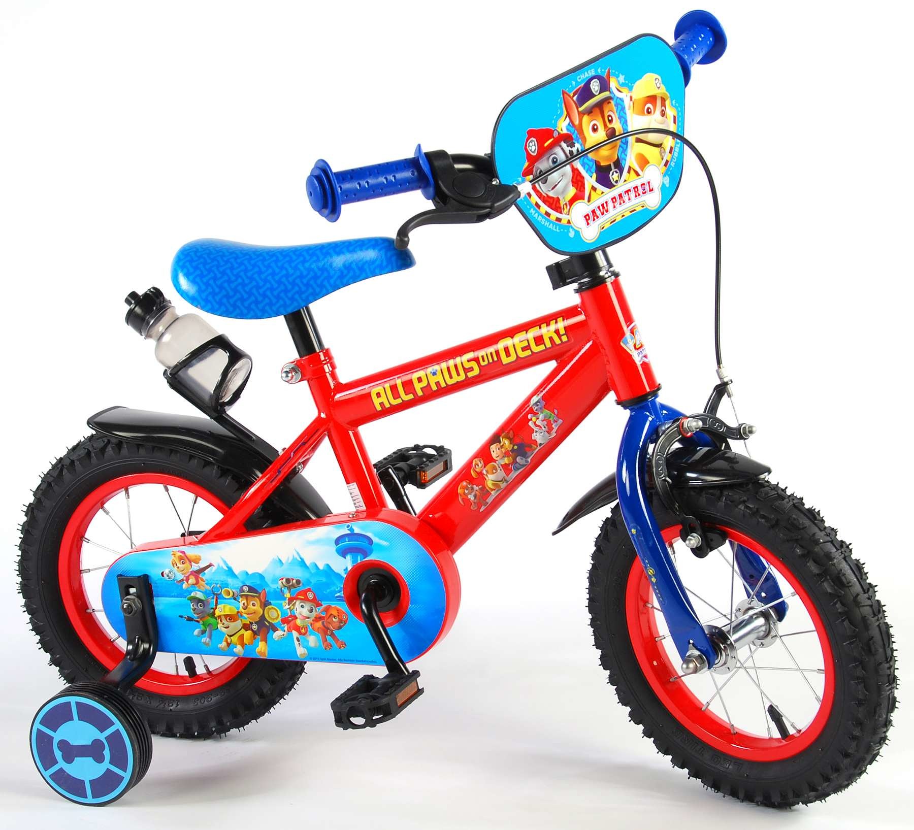 Paw Patrol Kinderfiets 12 inch Rood Rood