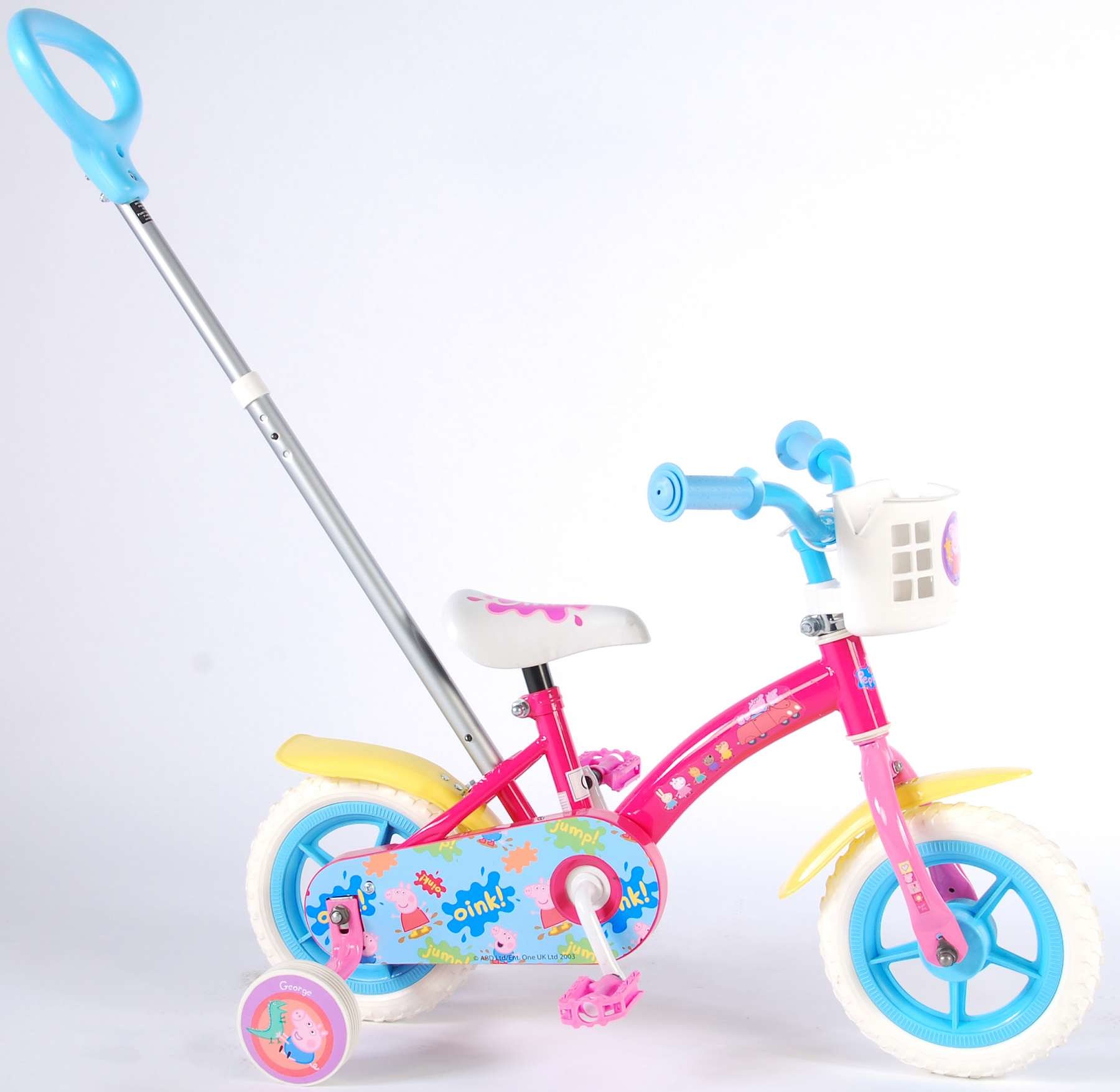 Peppa Pig Kinderfiets 10 inch Roze Roze