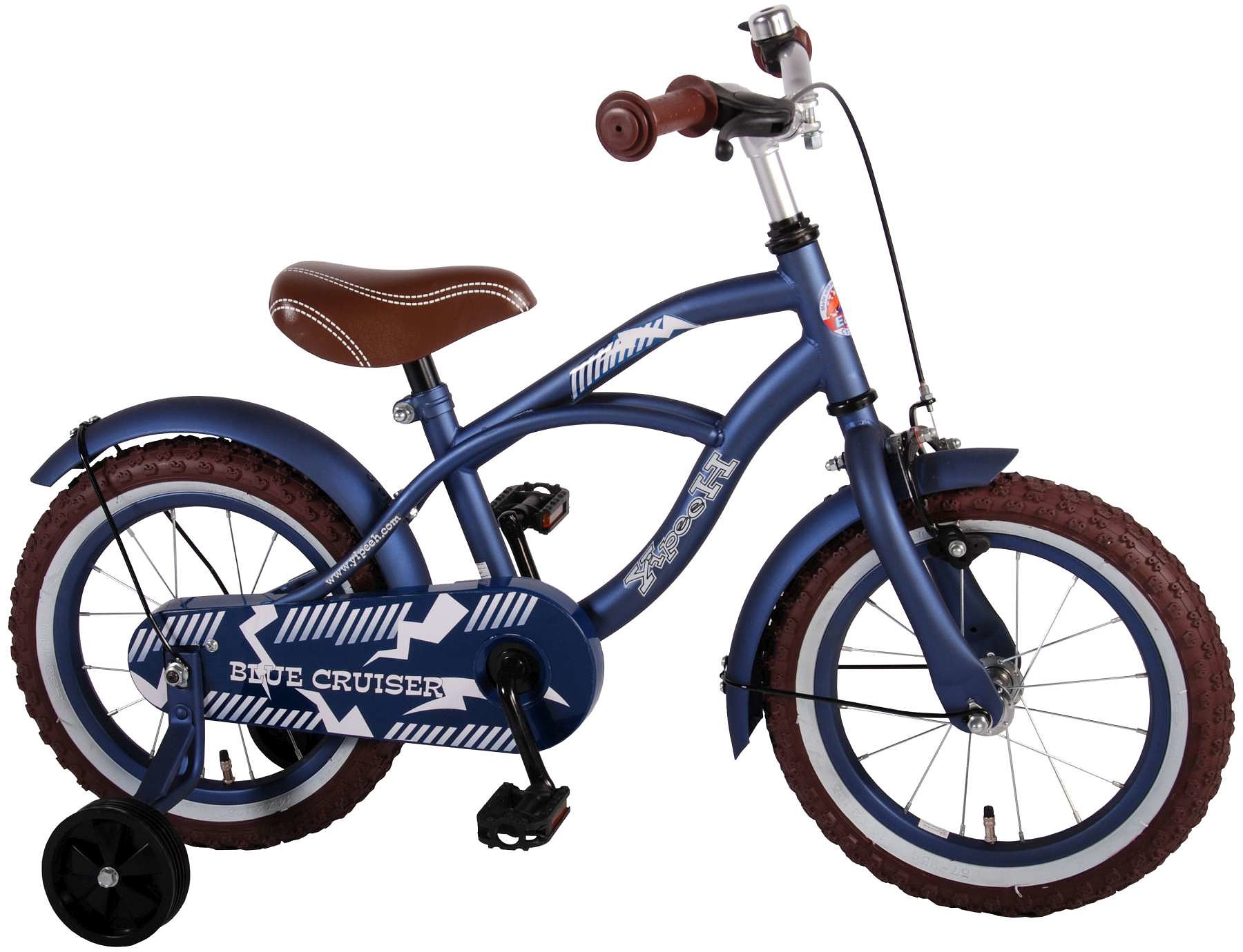 Volare Kinderfiets Blue Cruiser 14 inch Blauw Blauw