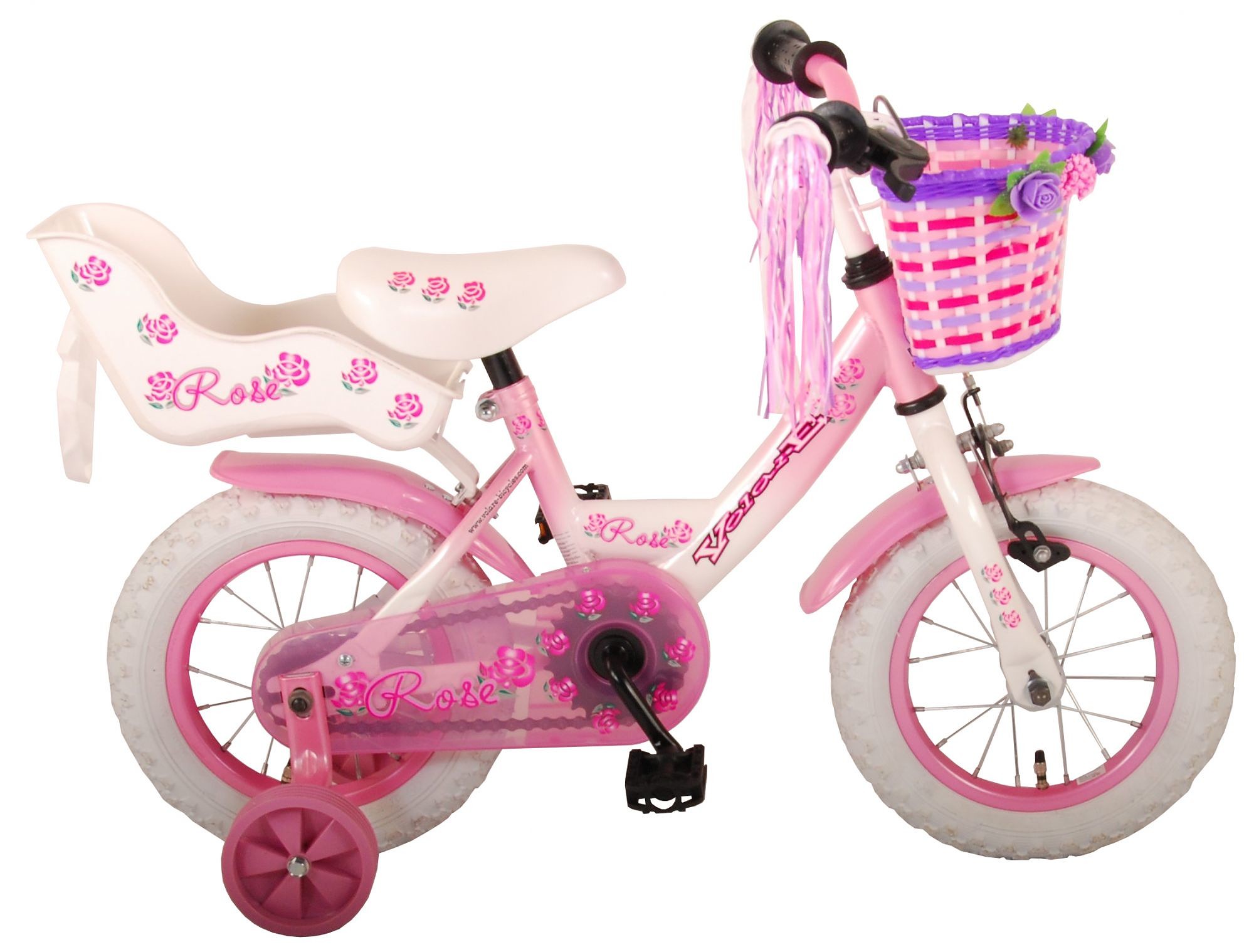 Volare Kinderfiets Rose 12 inch Roze Roze