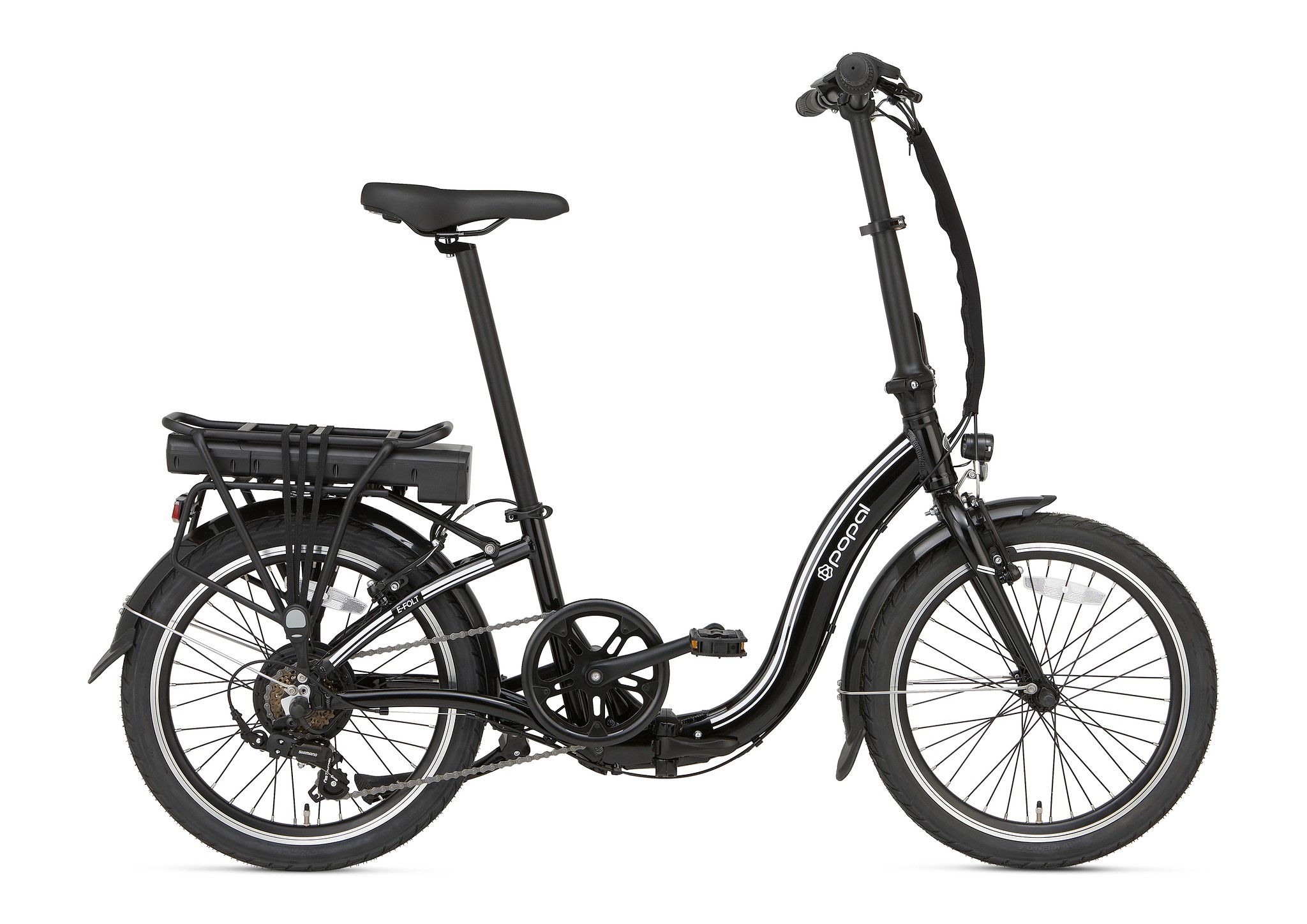 Popal Elektrische Vouwfiets E-Folt 1.0 20 inch Zwart 420 Wh Zwart