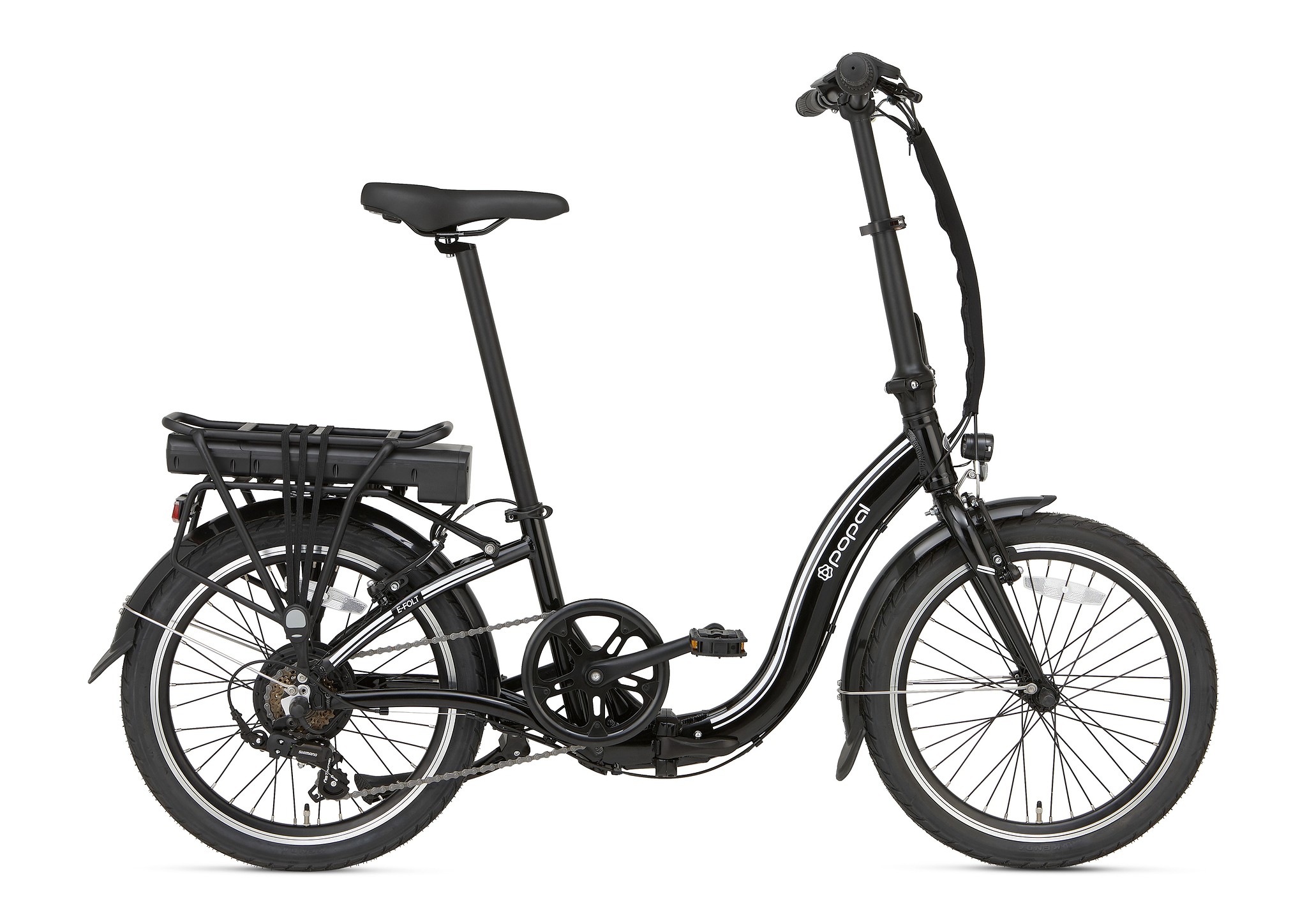 Popal Elektrische Vouwfiets E-Folt 1.0 20 inch Zwart 420 Wh Zwart