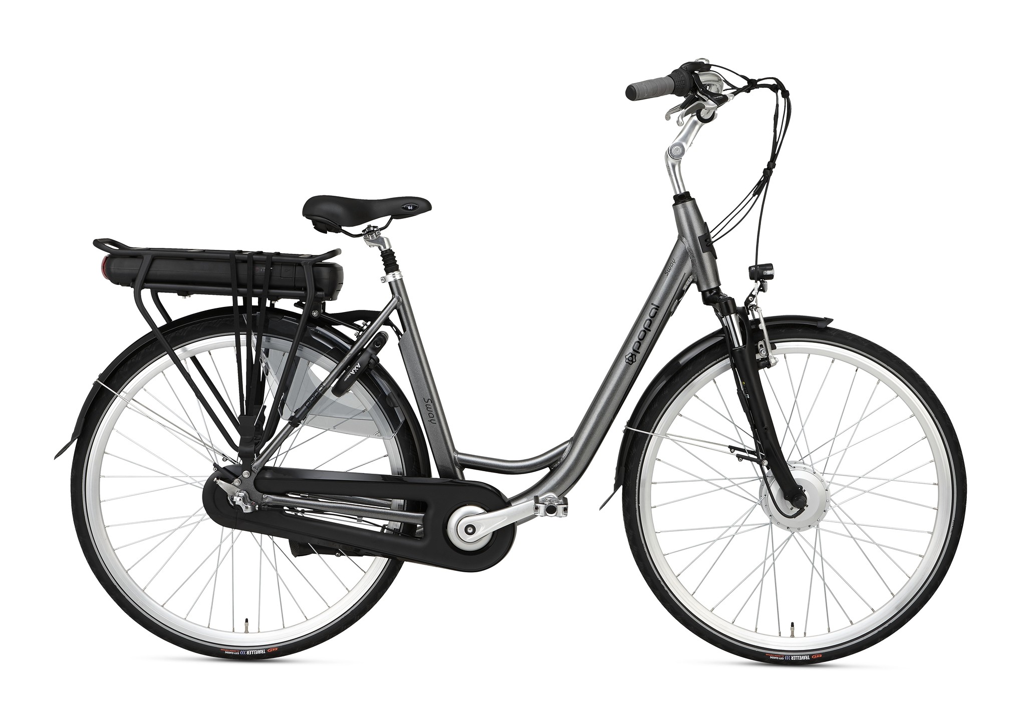 Popal Elektrische Fiets Sway Dames 47 cm Grijs 504 Wh Grijs