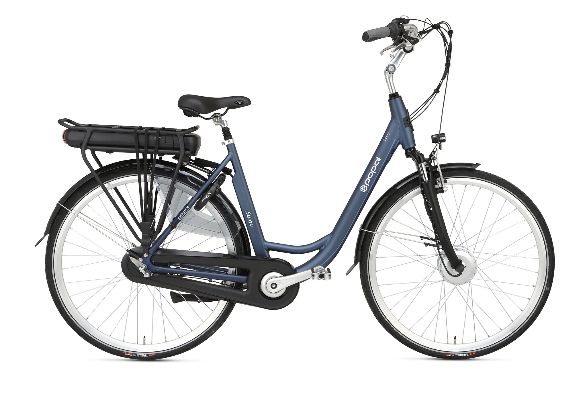 Popal Elektrische Fiets Sway Dames 53 cm Mat blauw 504 Wh Blauw